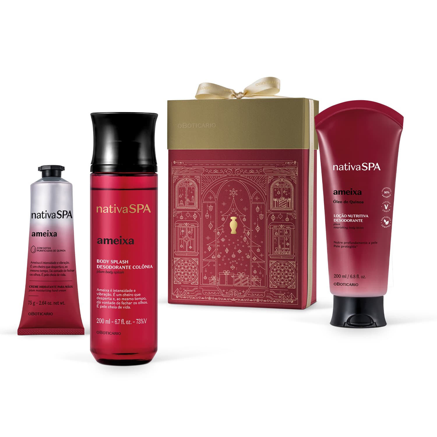 Kit Presente Nativa Spa Ameixa (3 Itens)