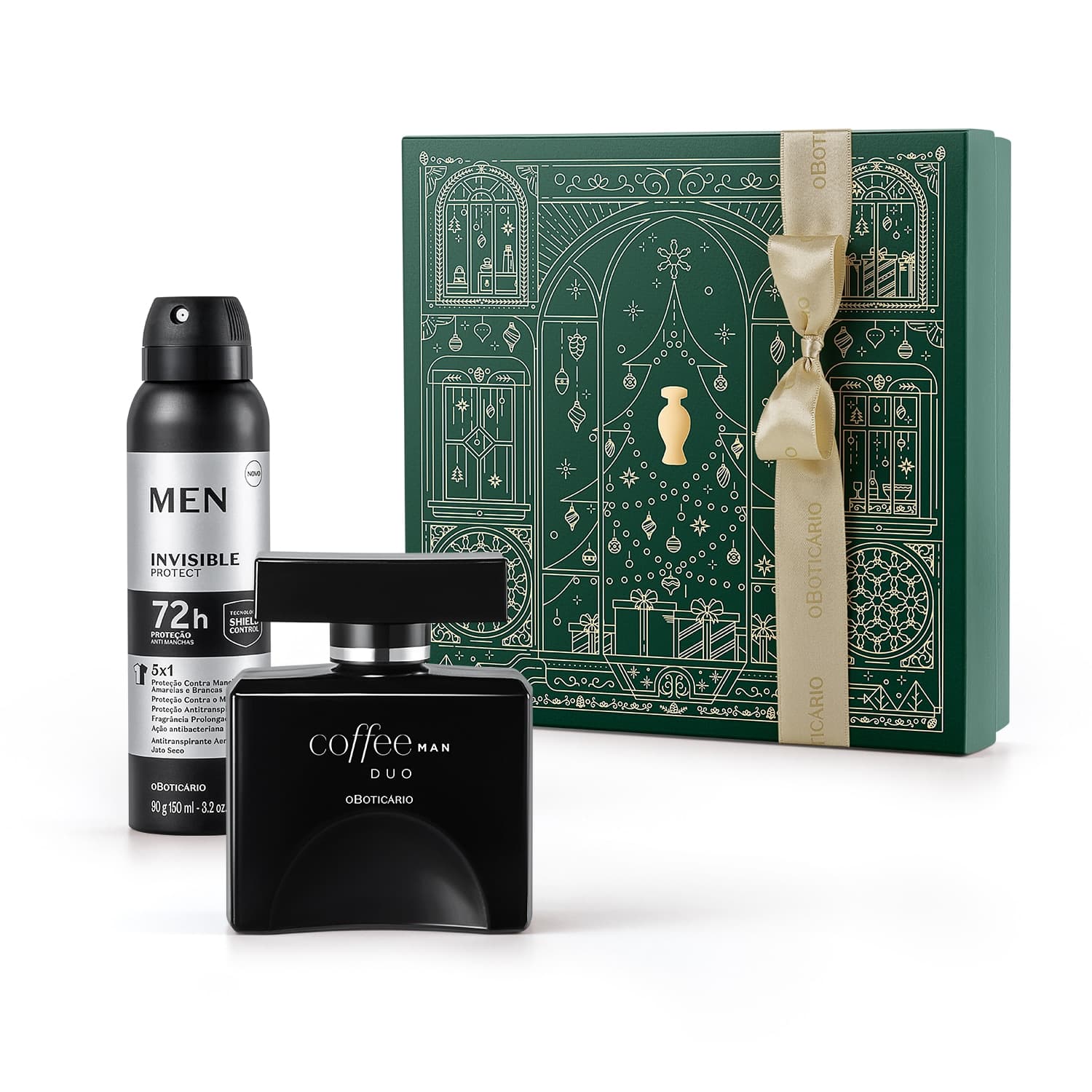 Kit Presente Natal Coffee Man Duo & Men (2 Itens)
