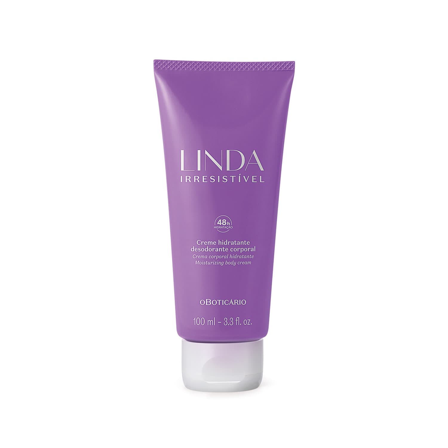 Creme Desodorante Hidratante Corporal Linda Irresistível 100Ml