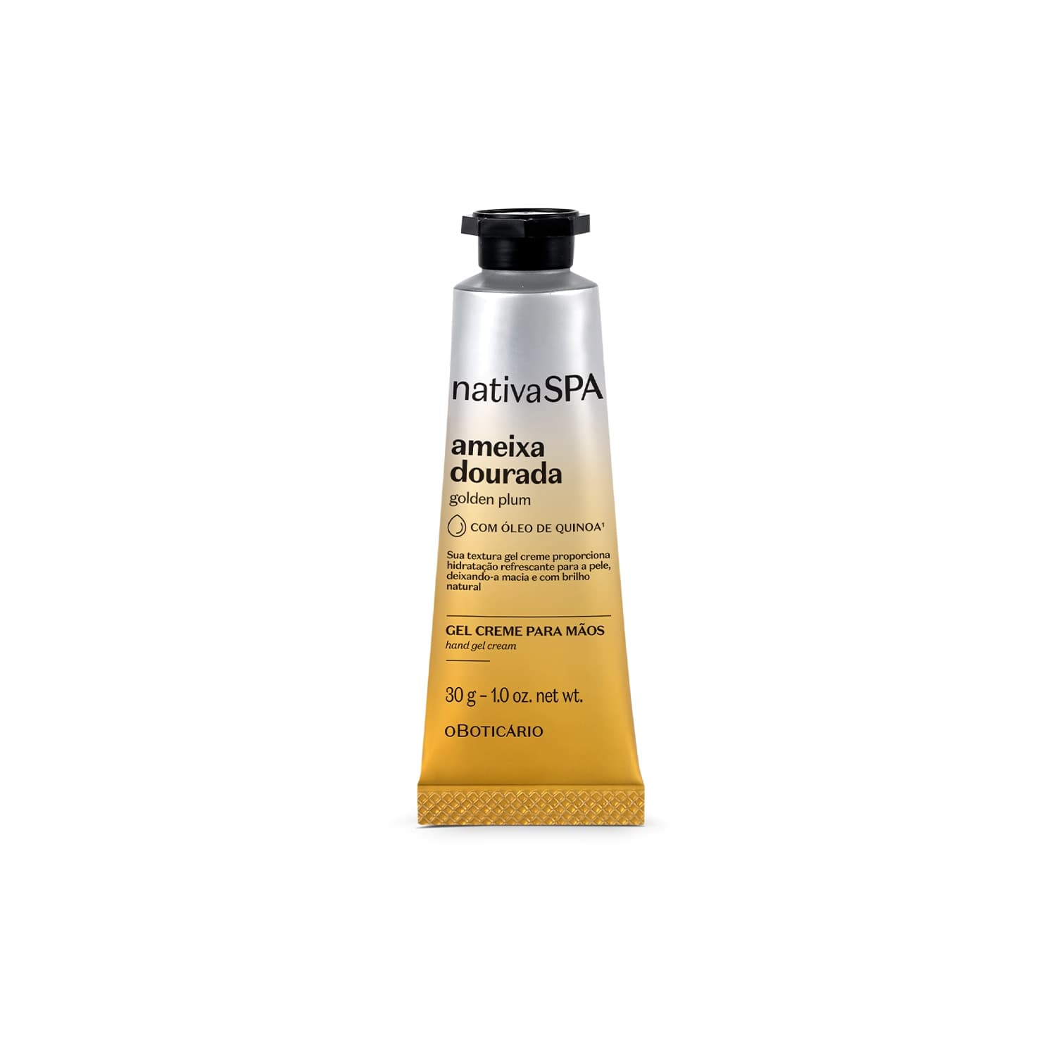 Gel Creme Para Mãos Nativa Spa Ameixa Dourada 30G