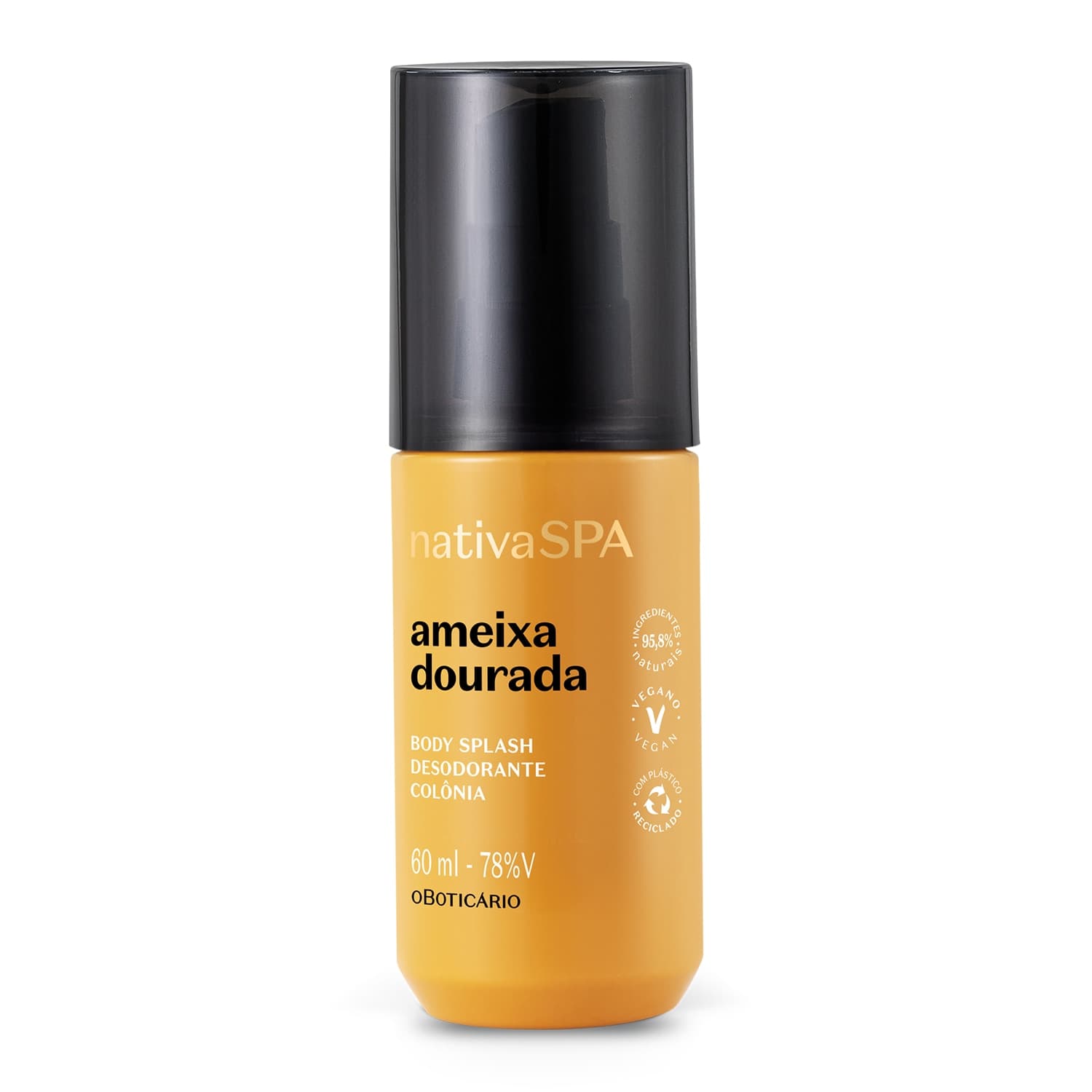 Body Splash Nativa Spa Ameixa Dourada 60Ml