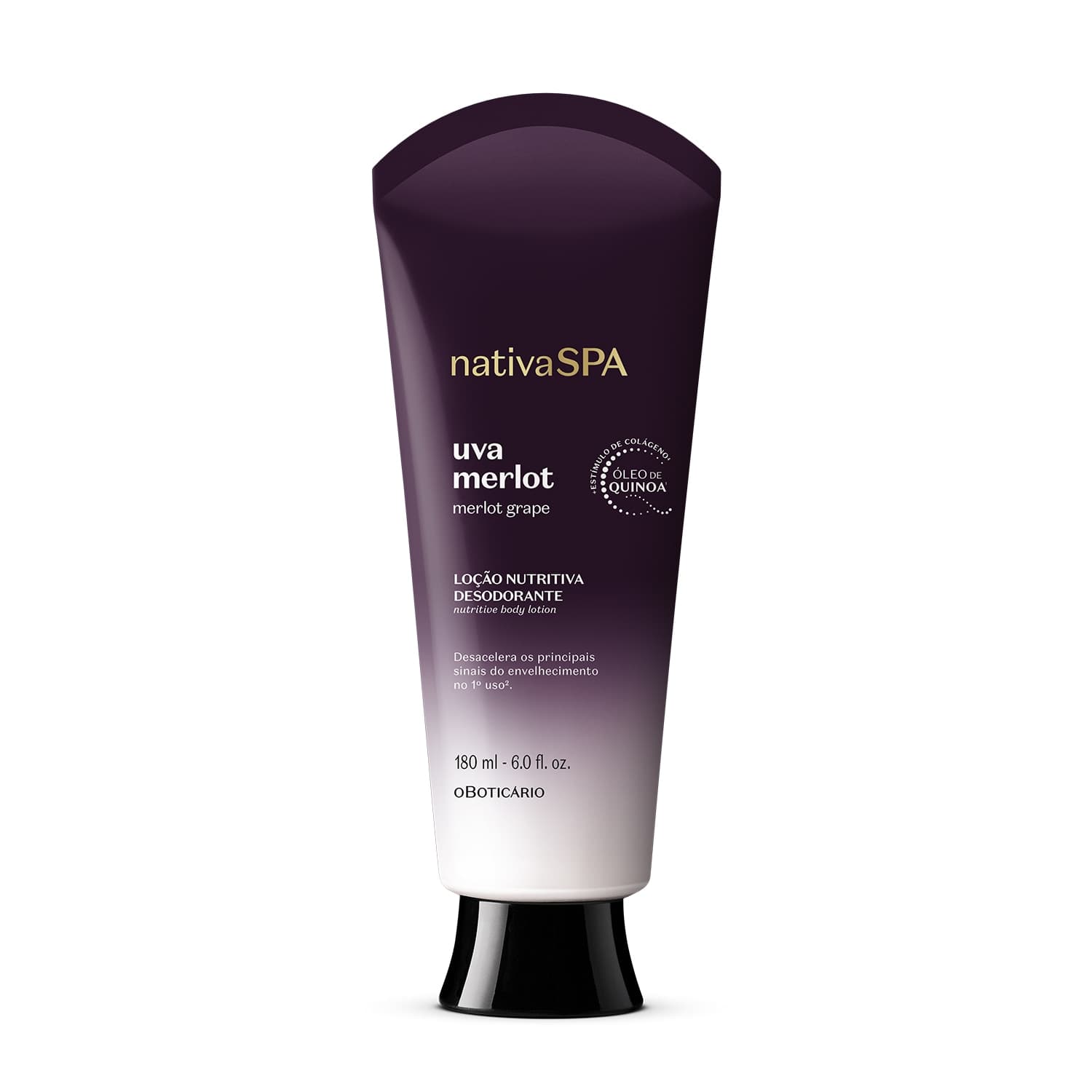 Loção Nutritiva Desodorante Nativa Spa Uva Merlot 180Ml