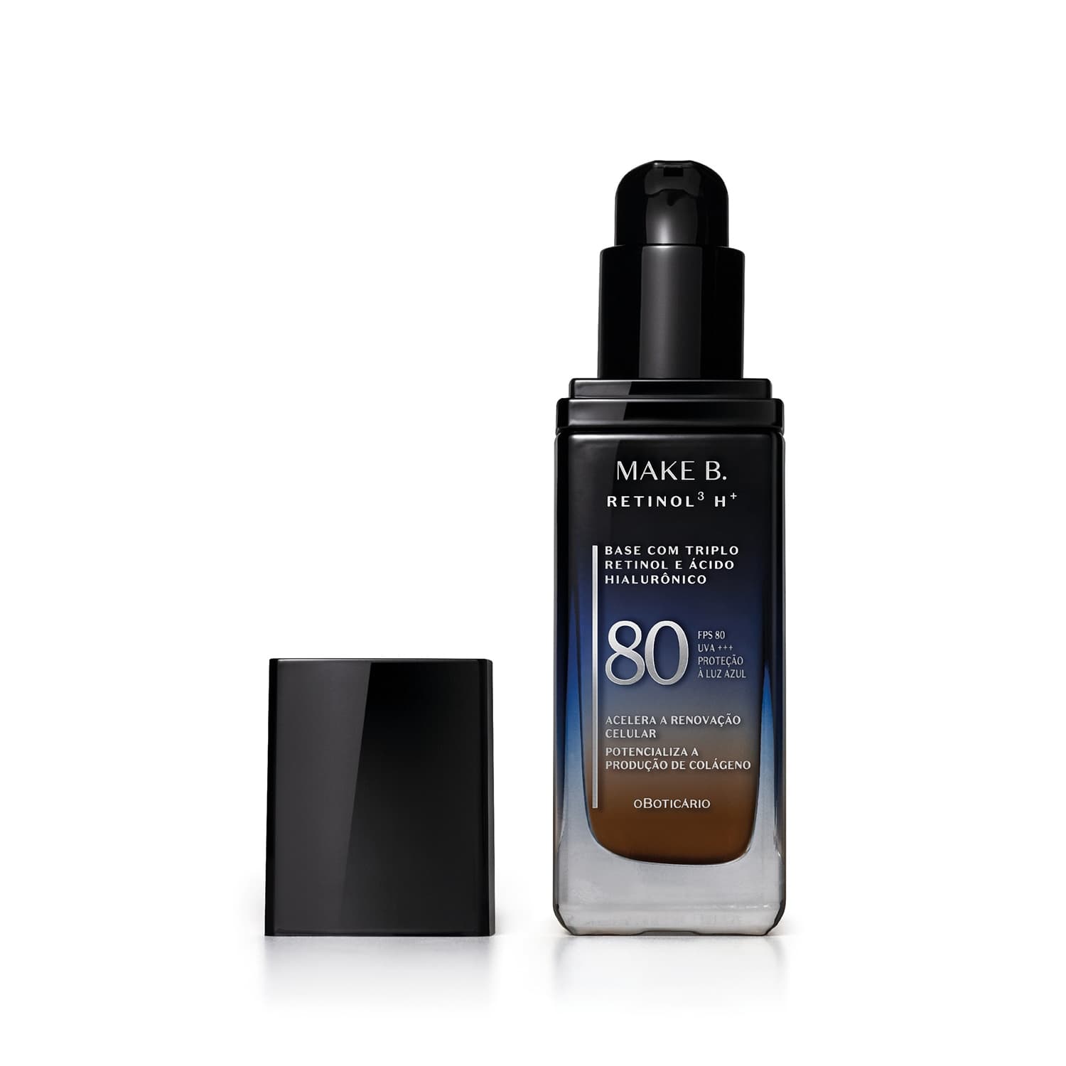 Base Líquida Fps80 Make B. Retinol³ H+ Cor 300Q 26G