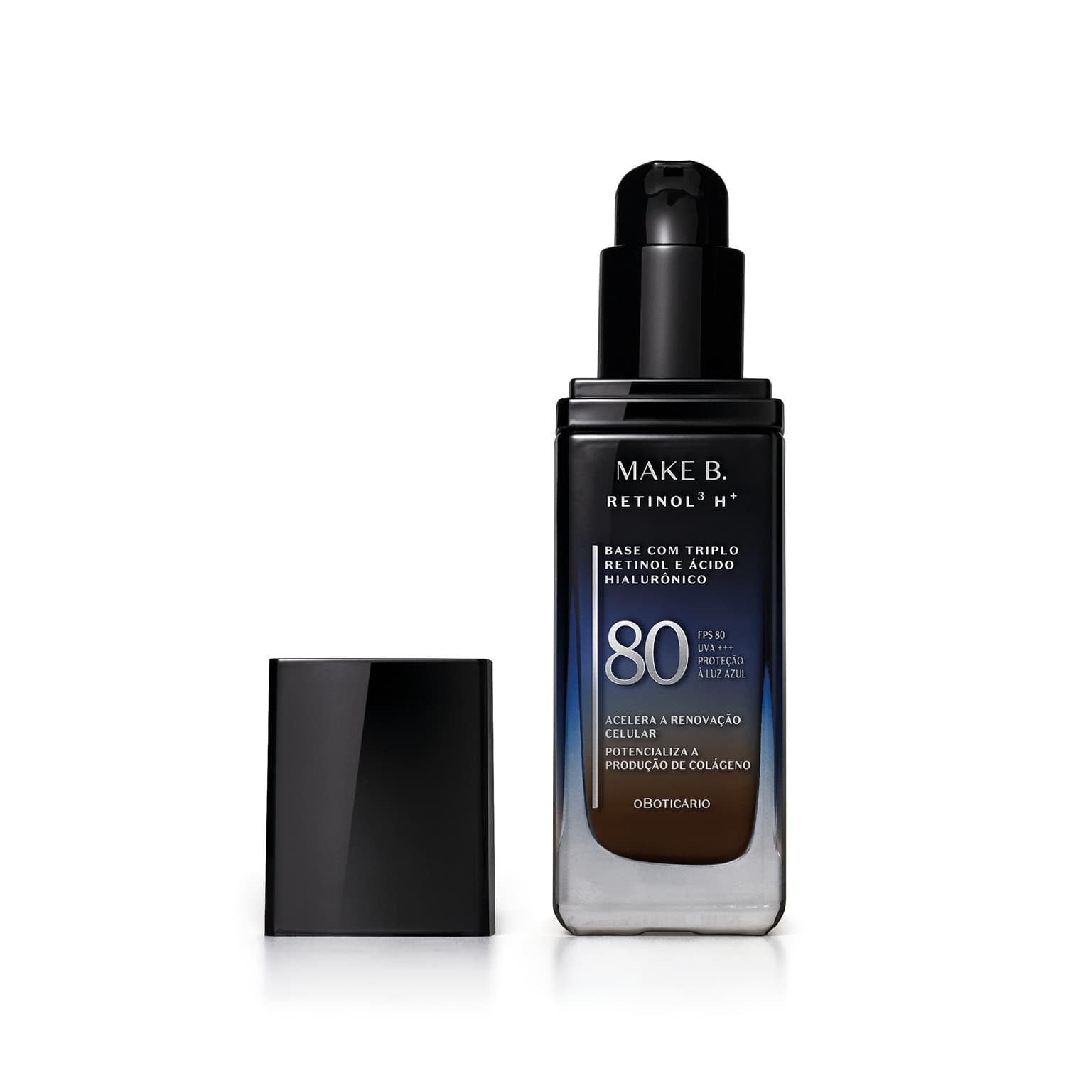 Base Líquida Fps80 Make B. Retinol³ H+ Cor 340Q 26G