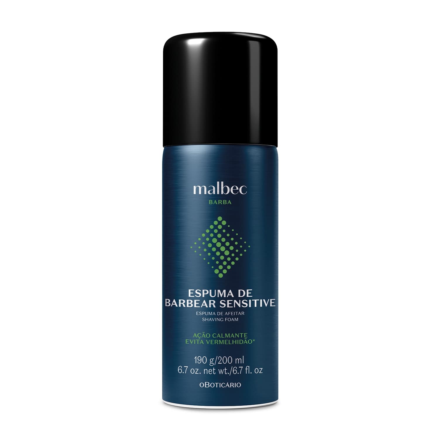 Espuma De Barbear Sensitive Malbec Barba 200Ml