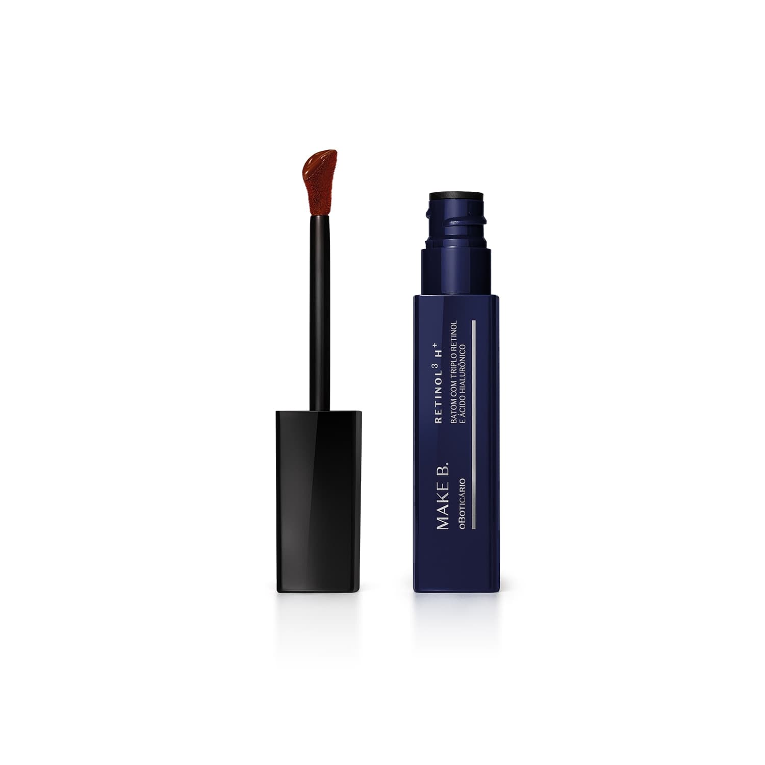Batom Líquido Marrom Caramel Clássic Make B. Retinol³ H+ 6Ml