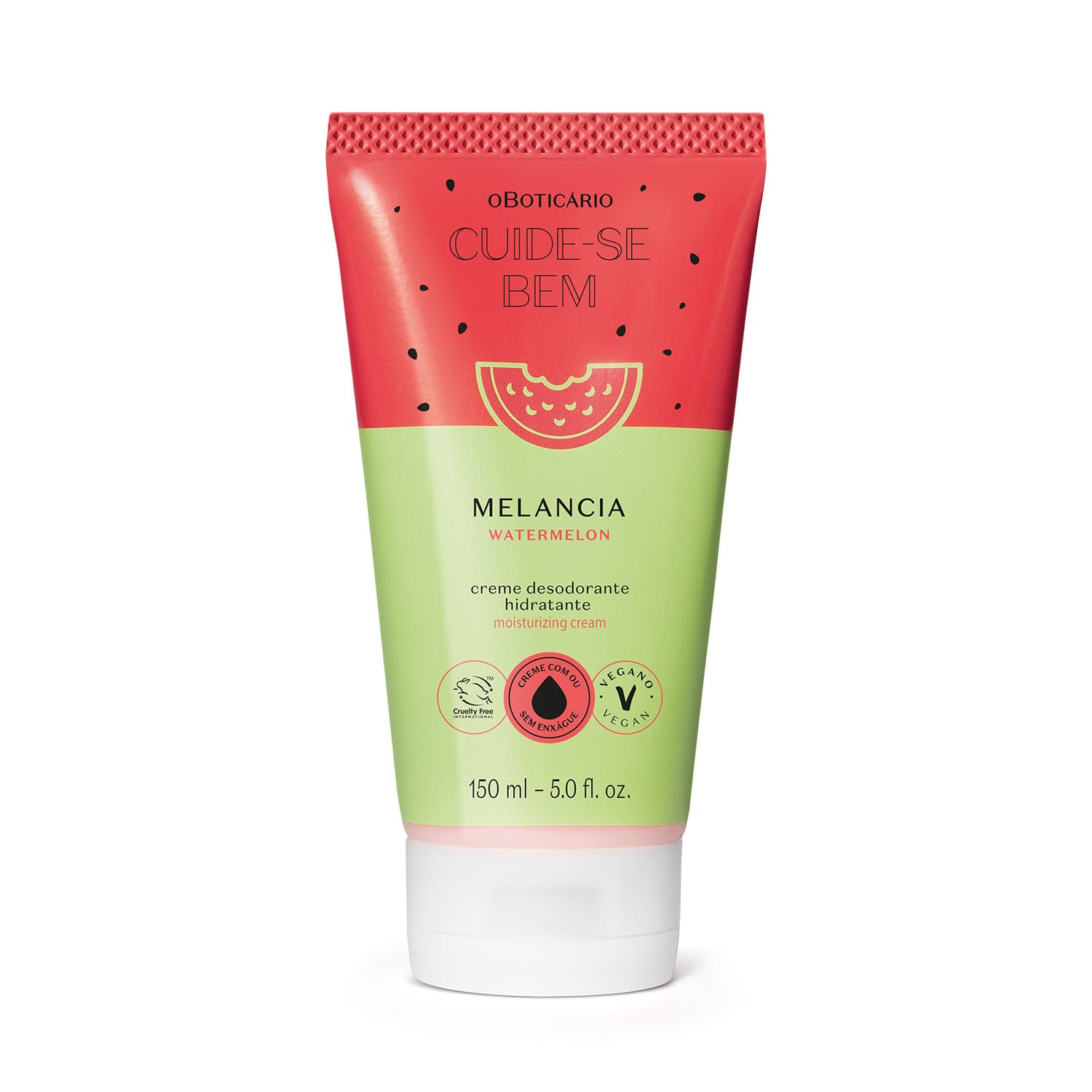 Creme Desodorante Hidratante Corporal Cuide-Se Bem Melancia 150Ml