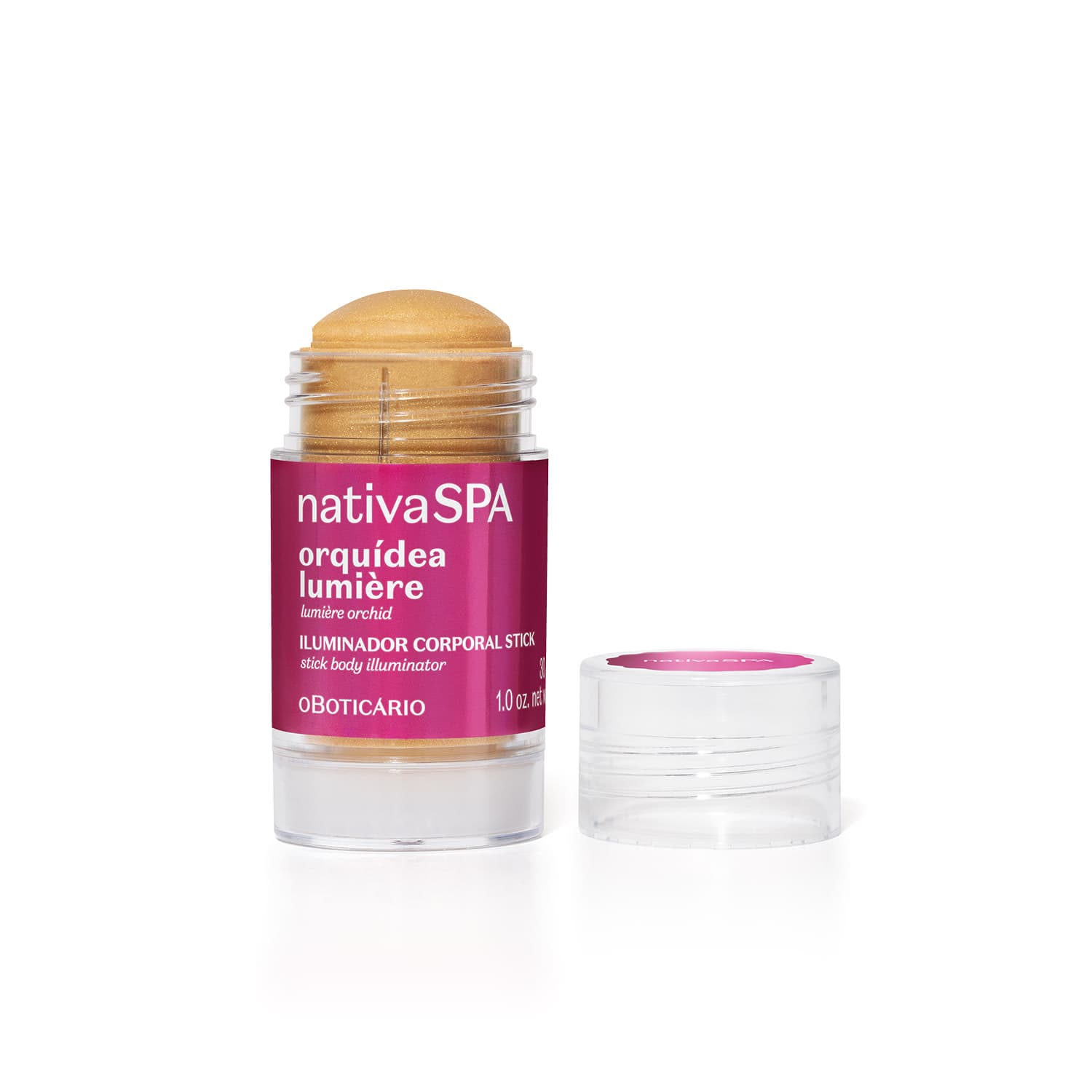 Iluminador Corporal Stick Nativa Spa Orquídea Lumière 30G