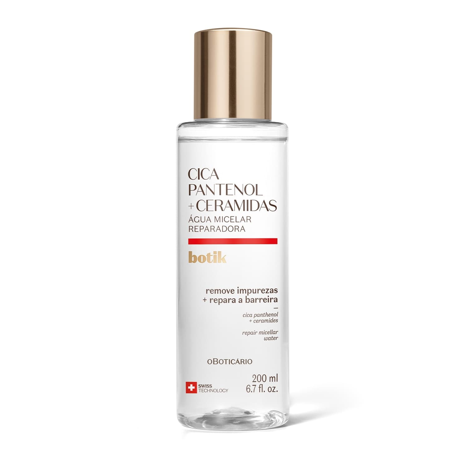 Água Micelar Reparadora Botik Cica Pantenol E Ceramidas 200Ml