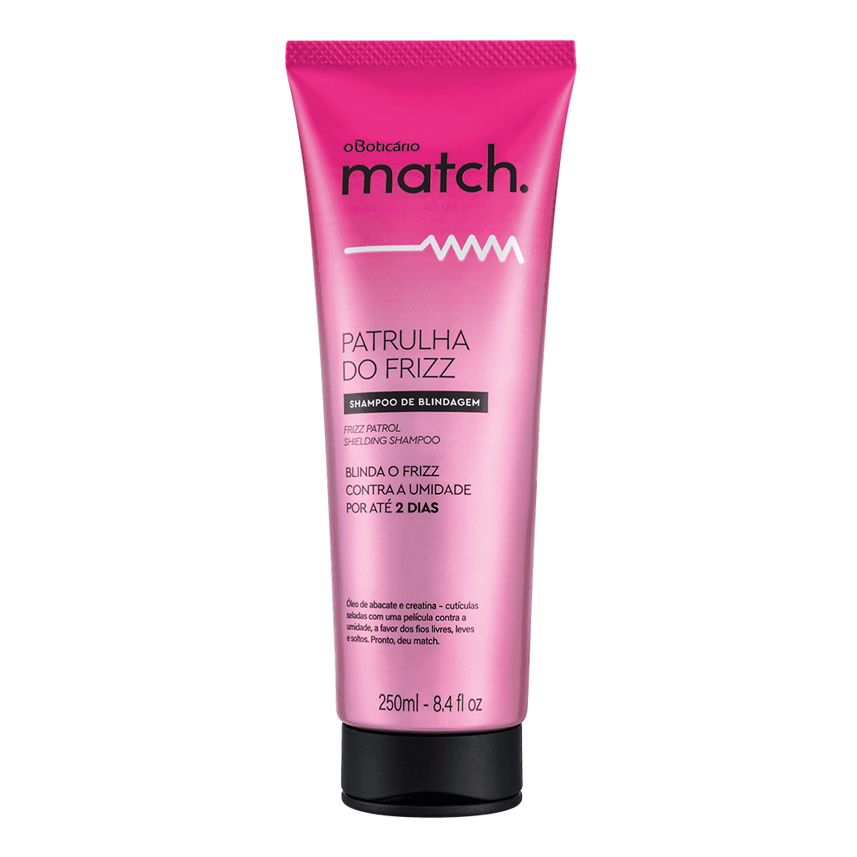 Shampoo Match Patrulha Do Frizz, 250Ml