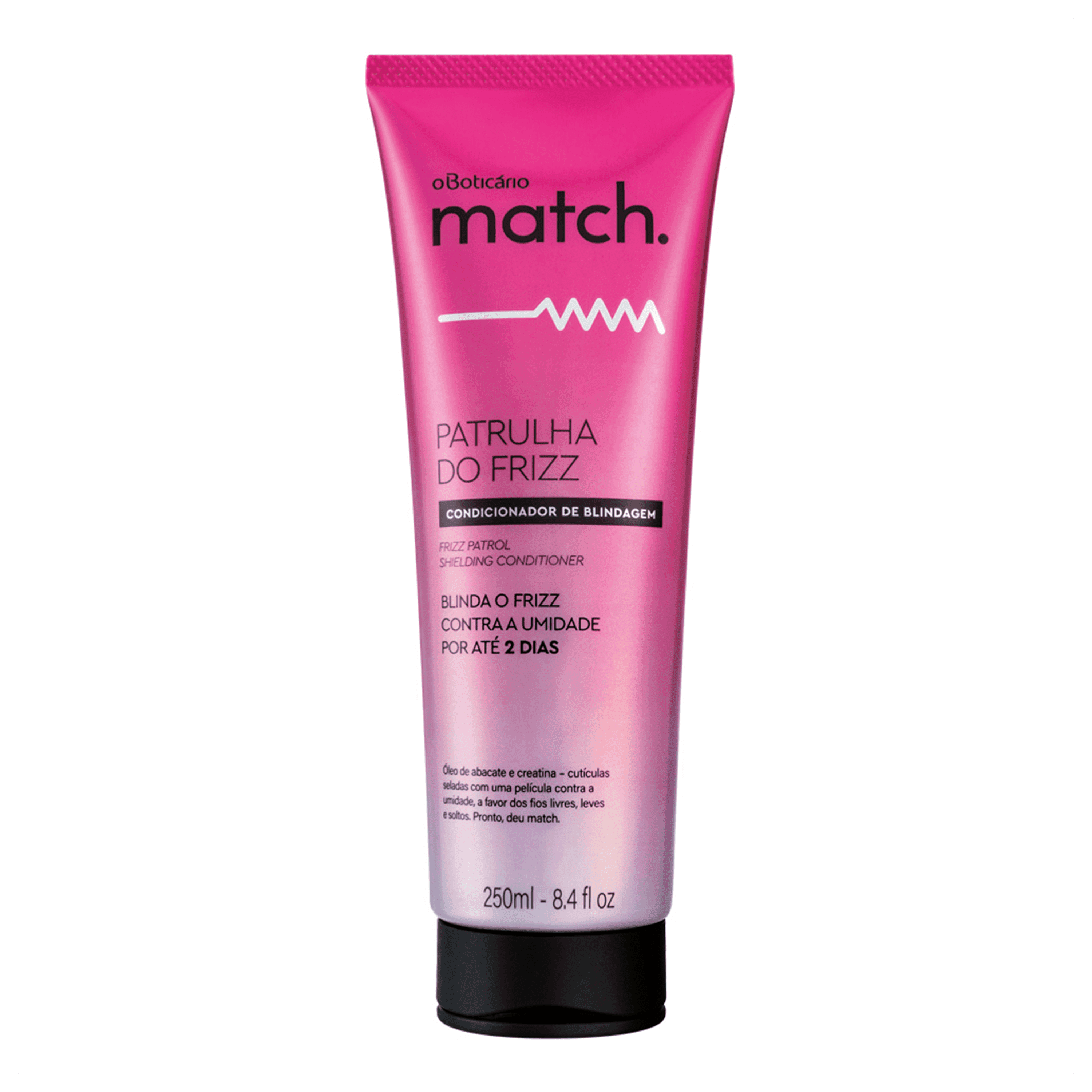 Condicionador Match Patrulha Do Frizz, 250Ml