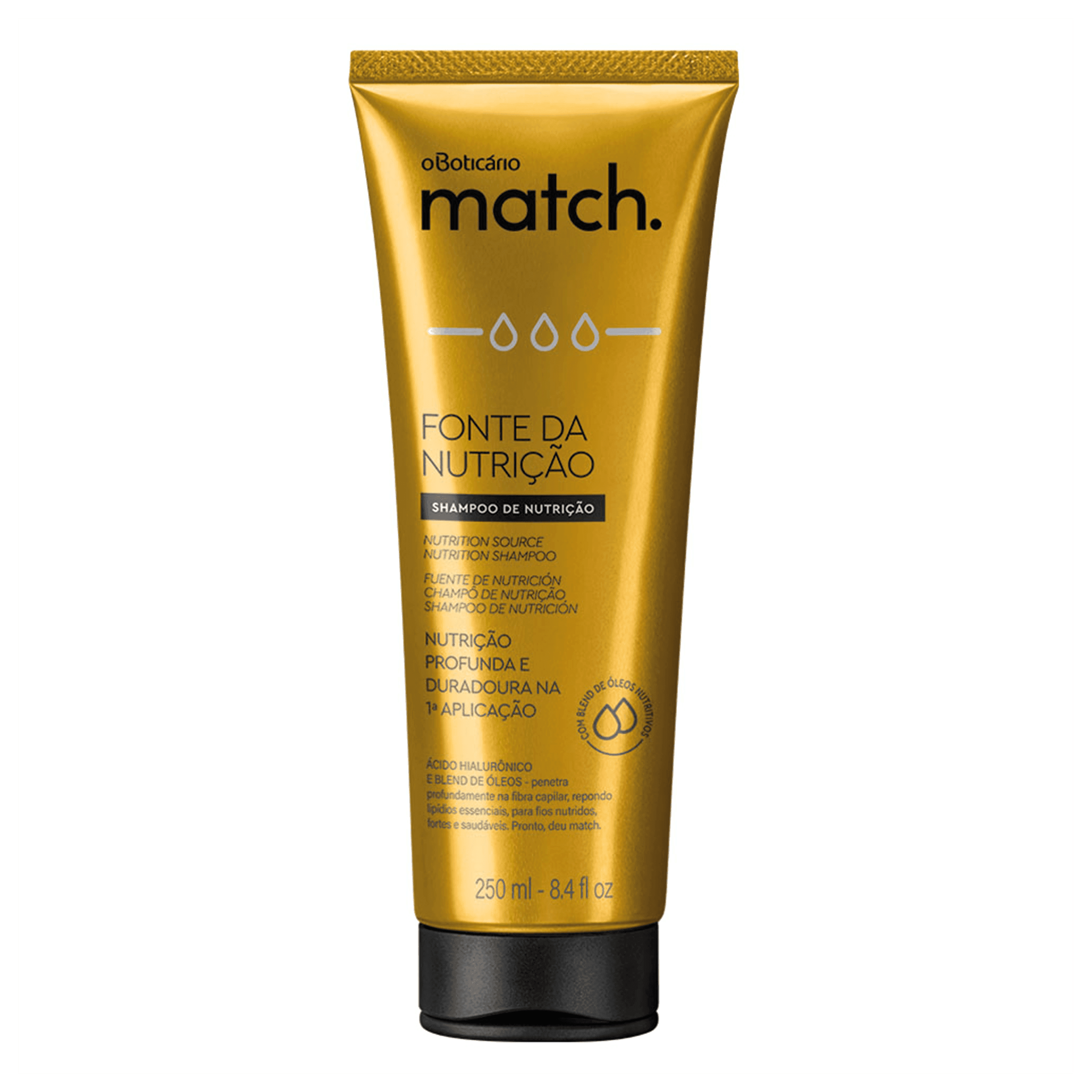 Shampoo Match Fonte Da Nutrição, 250Ml