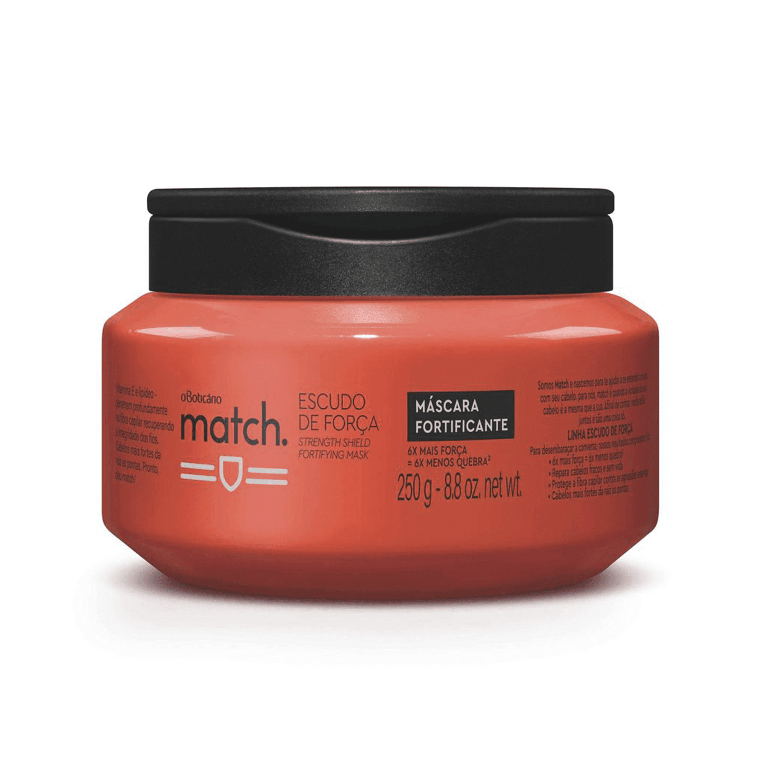 Máscara Capilar Match Escudo De Força 250G