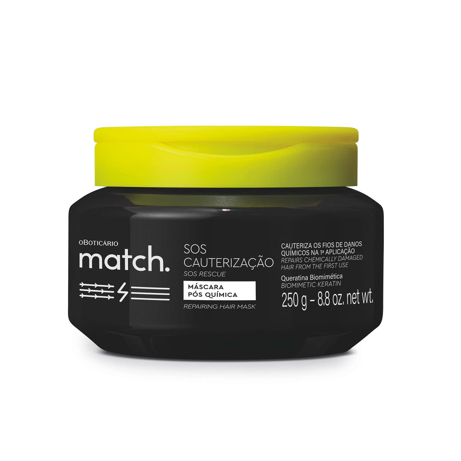 Máscara Capilar Pós-Química Match Sos Cauterização 250Ml