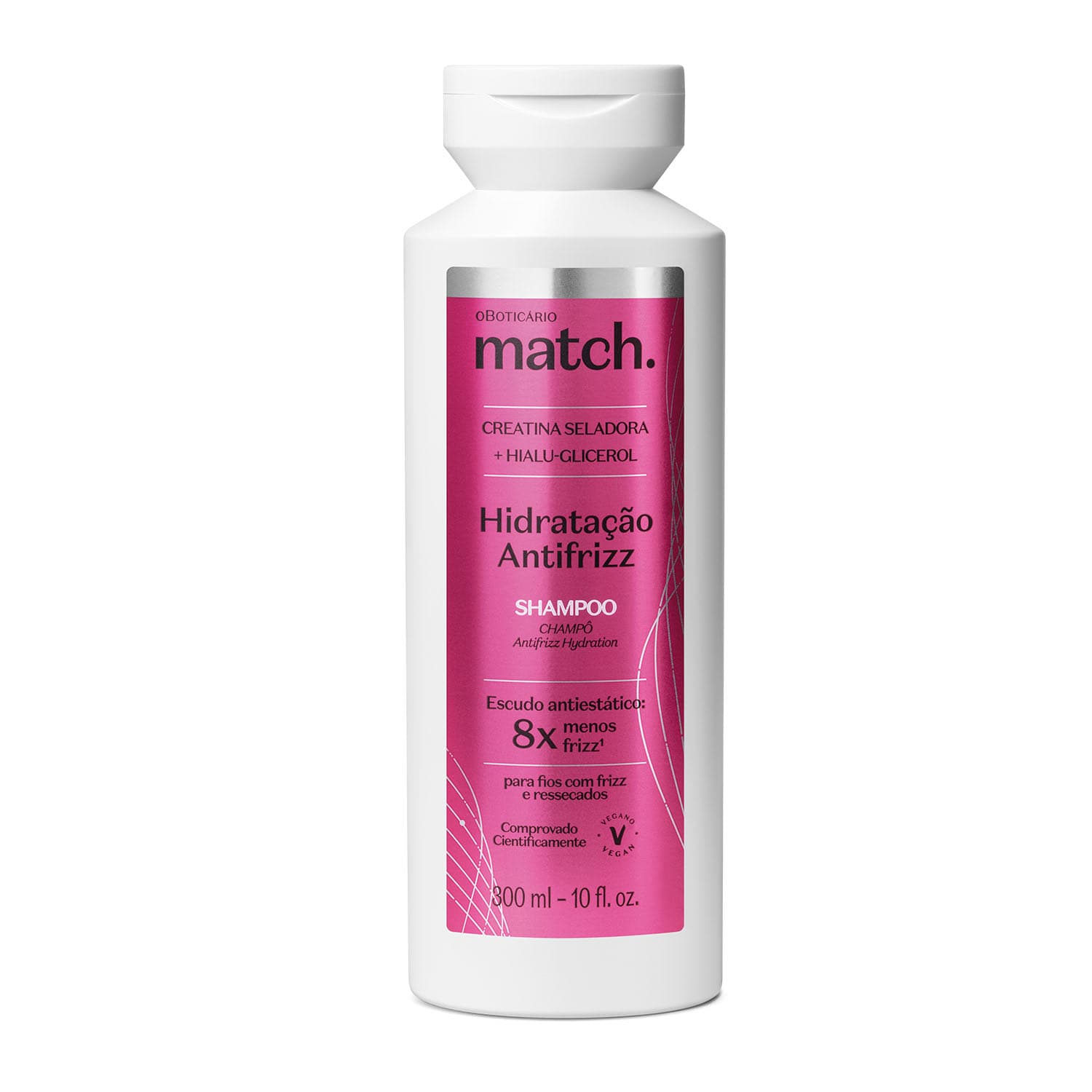 Shampoo Match Hidratação Antifrizz 300Ml