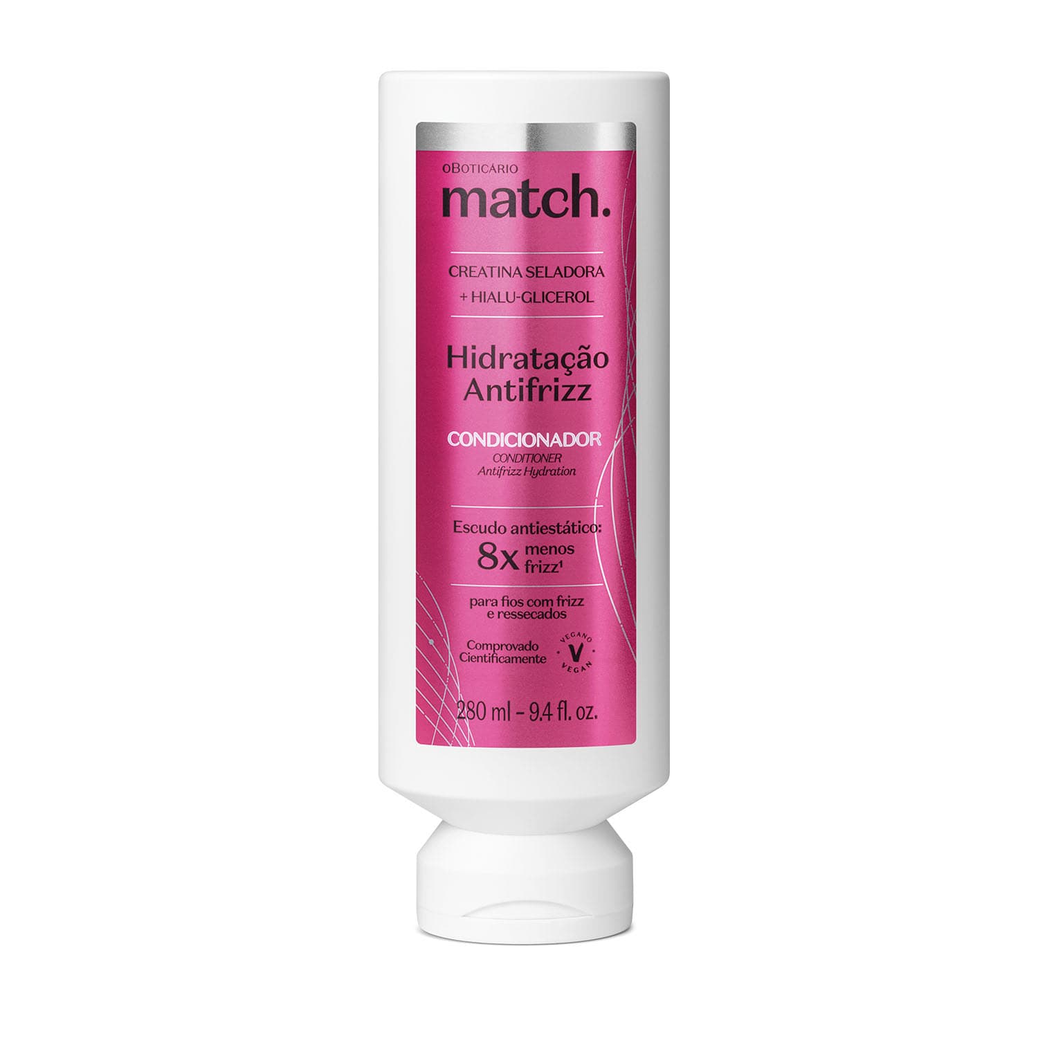 Condicionador Match Hidratação Antifrizz 280Ml