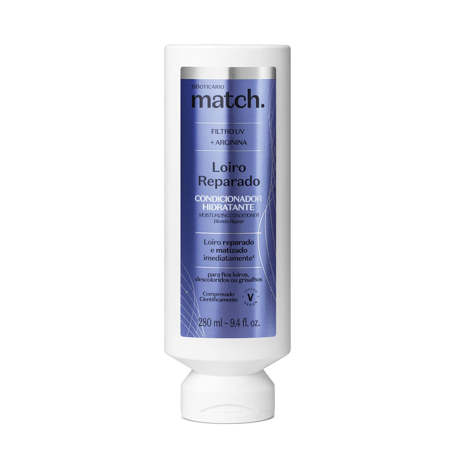 Condicionador Hidratante Match Loiro Reparado 280Ml