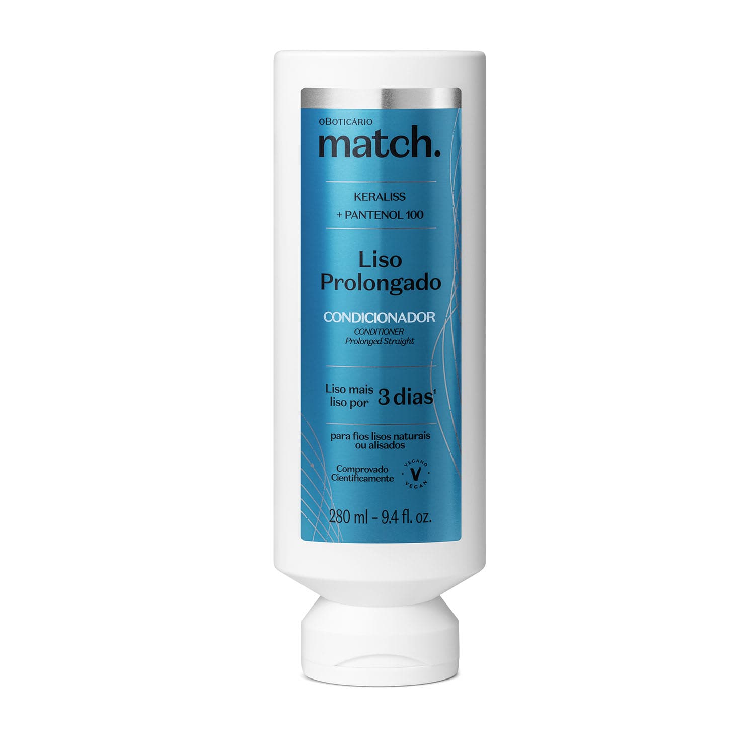 Condicionador Match Liso Prolongado 280Ml