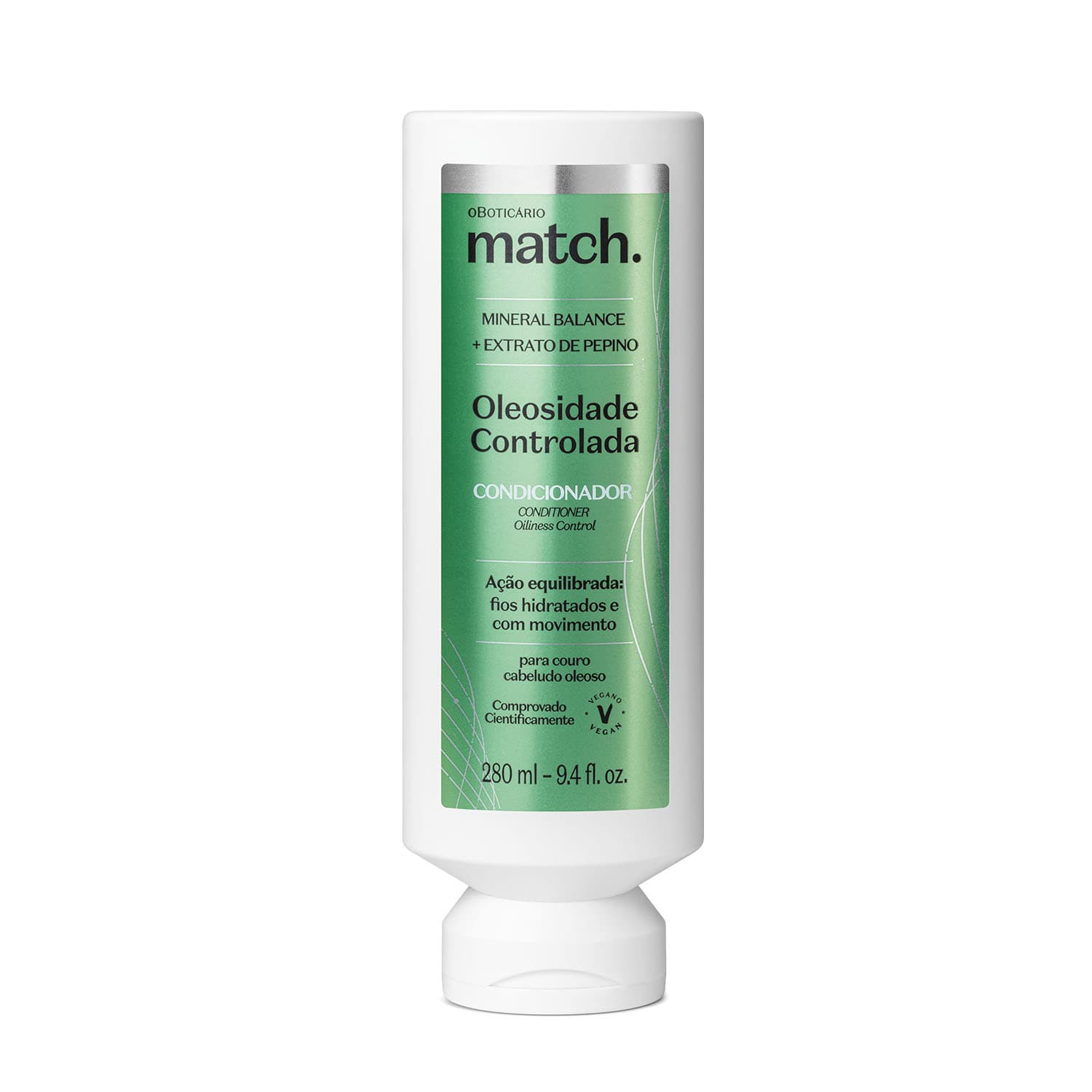 Condicionador Match Oleosidade Controlada 280Ml