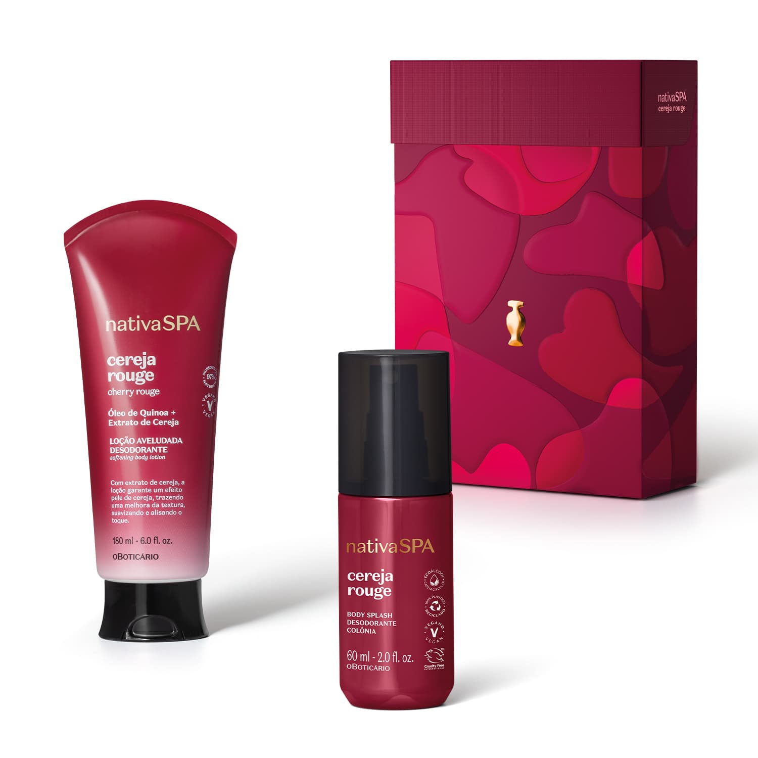 Kit Presente Nativa Spa Cereja Rouge (2 Itens)