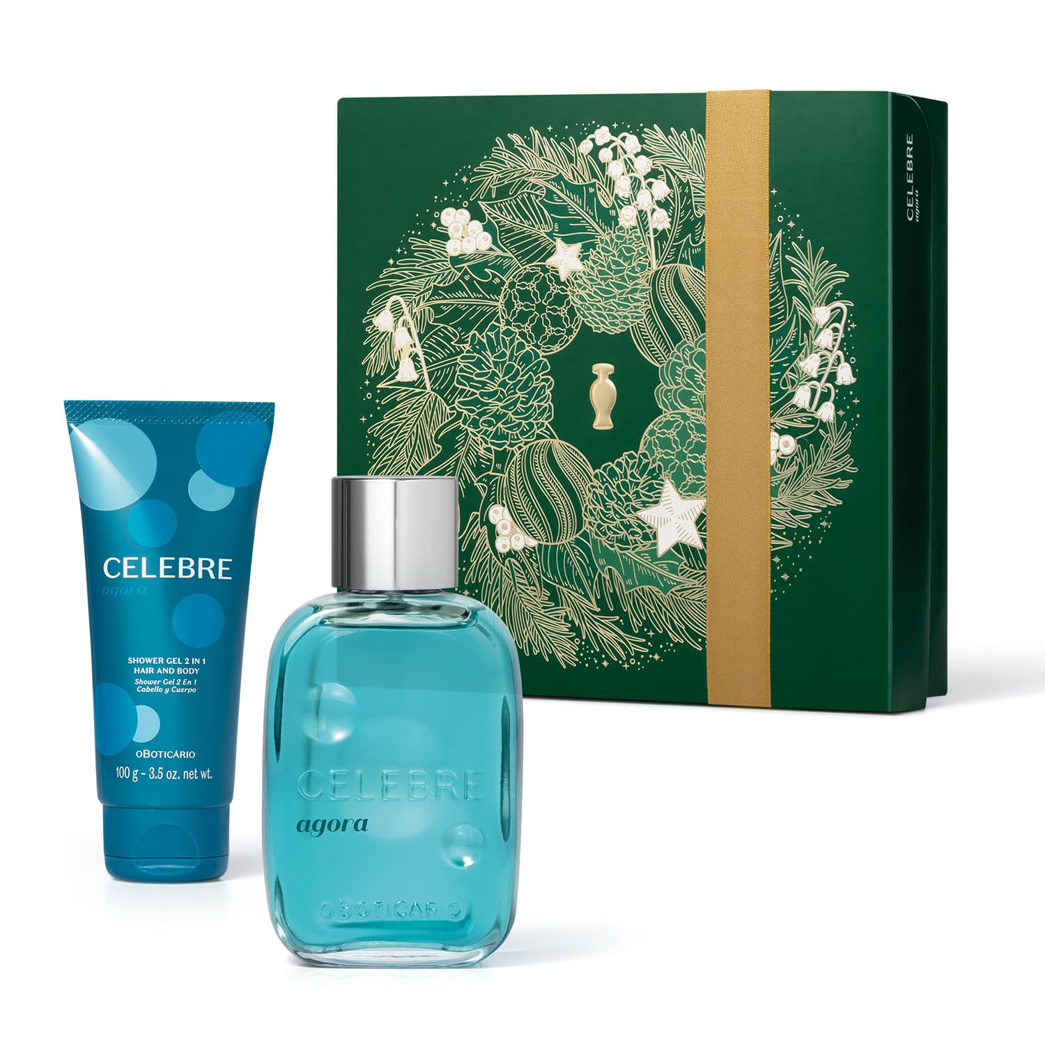 Kit Presente Natal Celebre Agora Masculino (2 Itens)