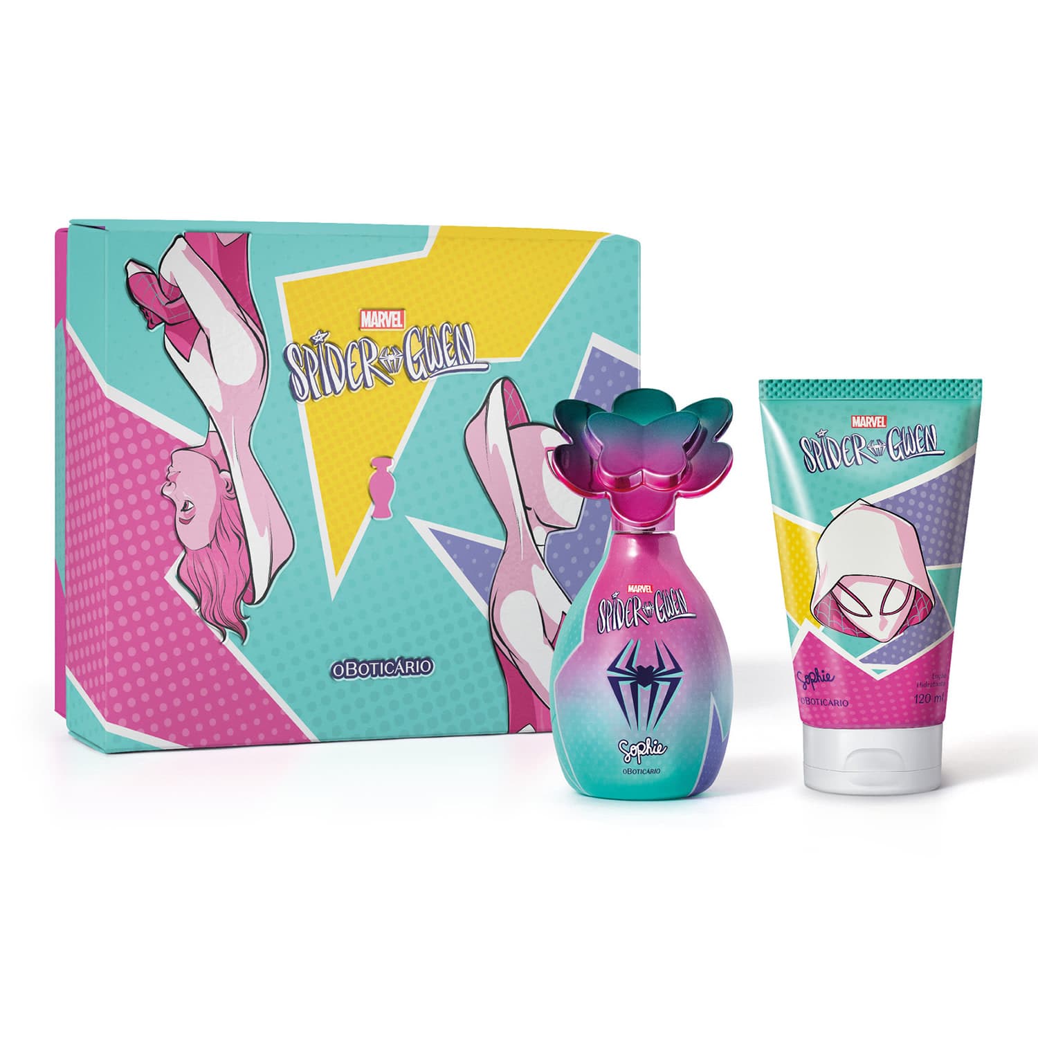 Kit Presente Dia Das Crianças Sophie Spider-Gwen (2 Itens)