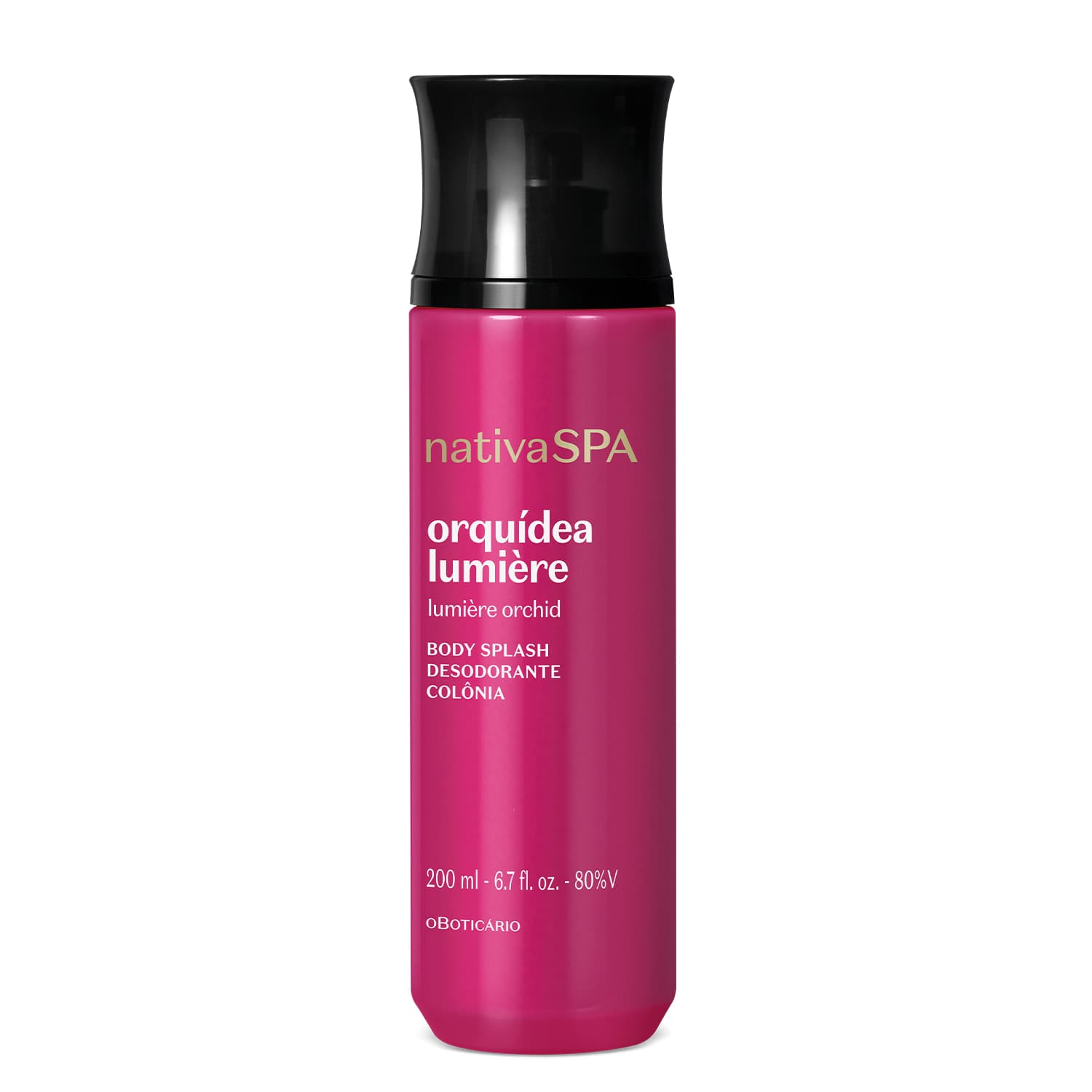 Body Splash Desodorante Nativa Spa Orquídea Lumière 200Ml