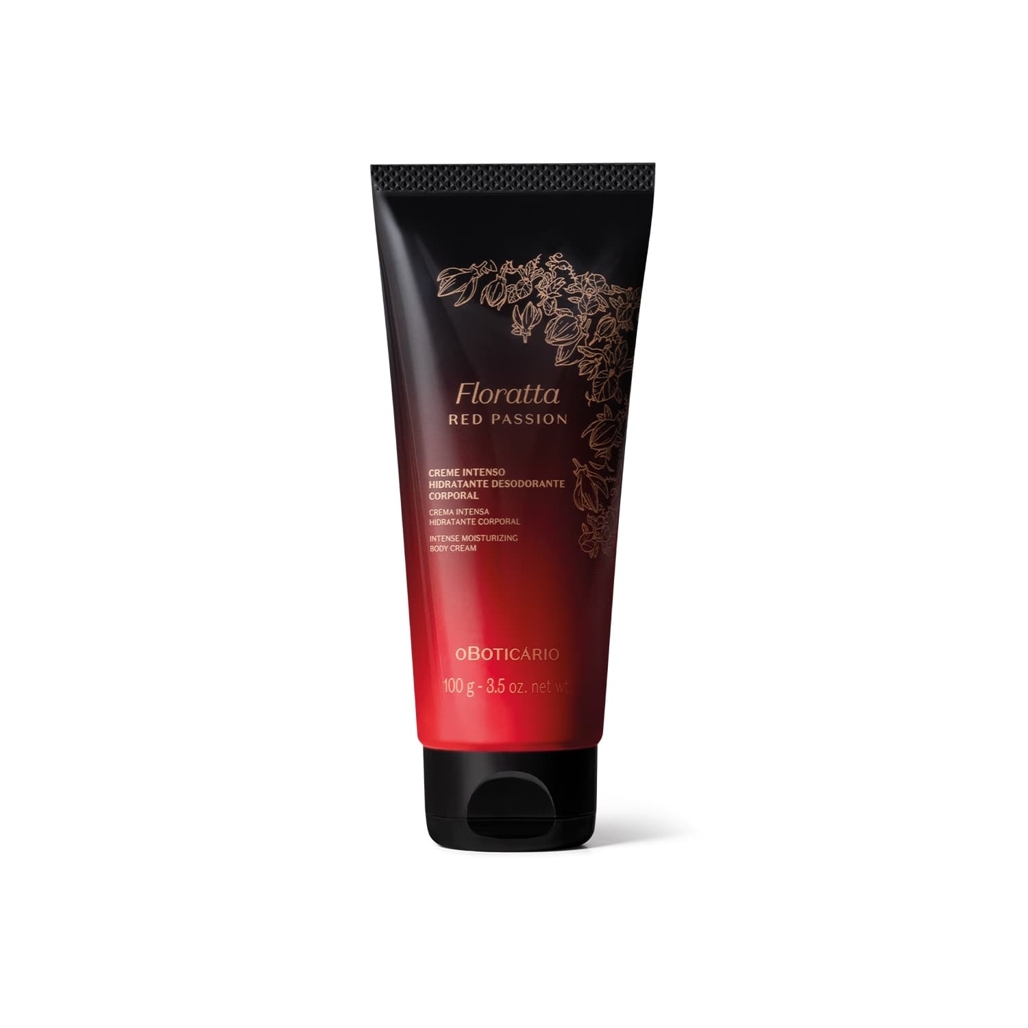 Creme Intenso Hidratante Desodorante Corporal Floratta Red Passion 100G