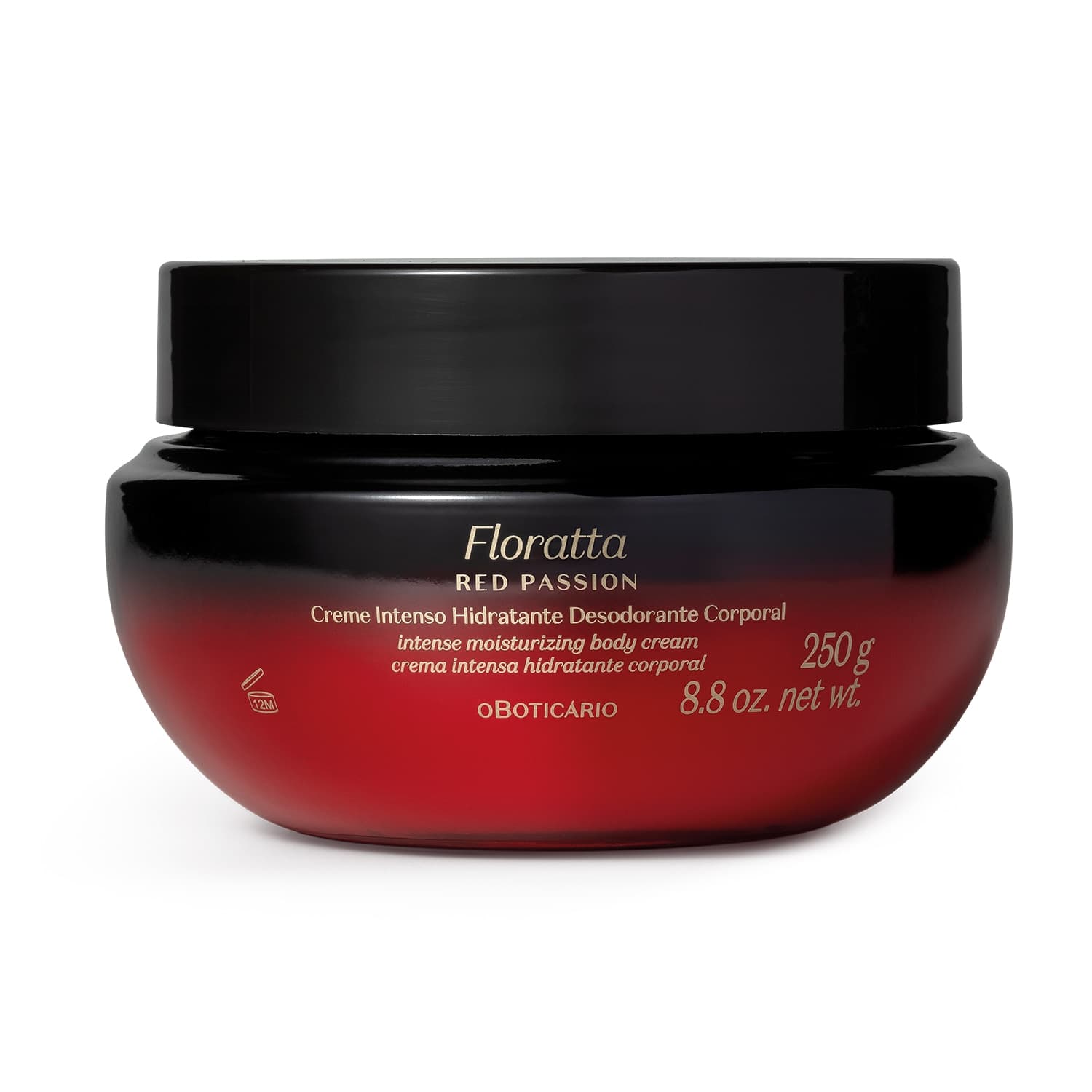 Creme Intenso Hidratante Desodorante Corporal Floratta Red Passion 250G
