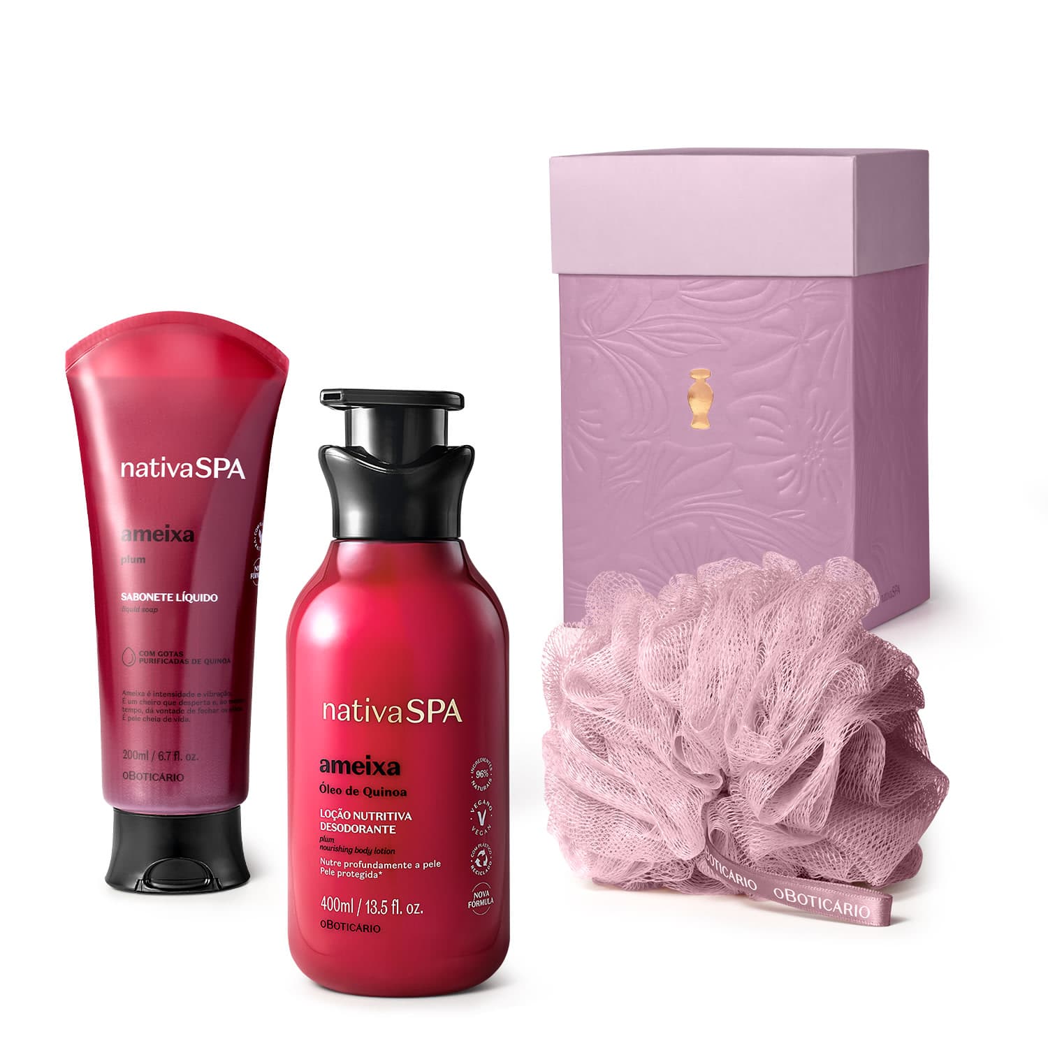 Kit Presente Nativa Spa Ameixa (3 Itens)