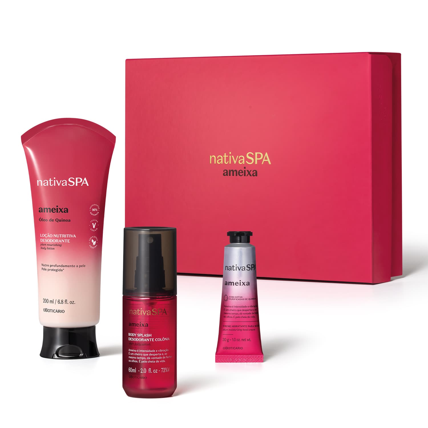 Kit Presente Especial Nativa Spa Ameixa (3 Itens)