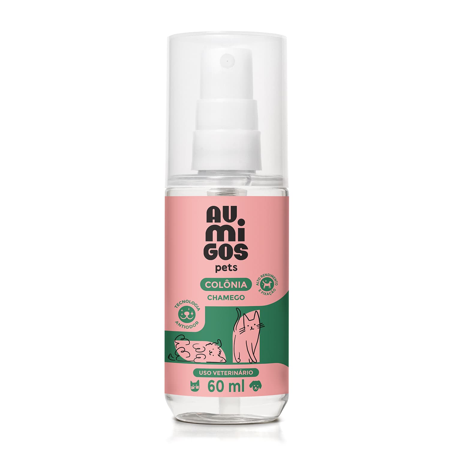 Colônia Pet Au.Migos Chamego 60Ml