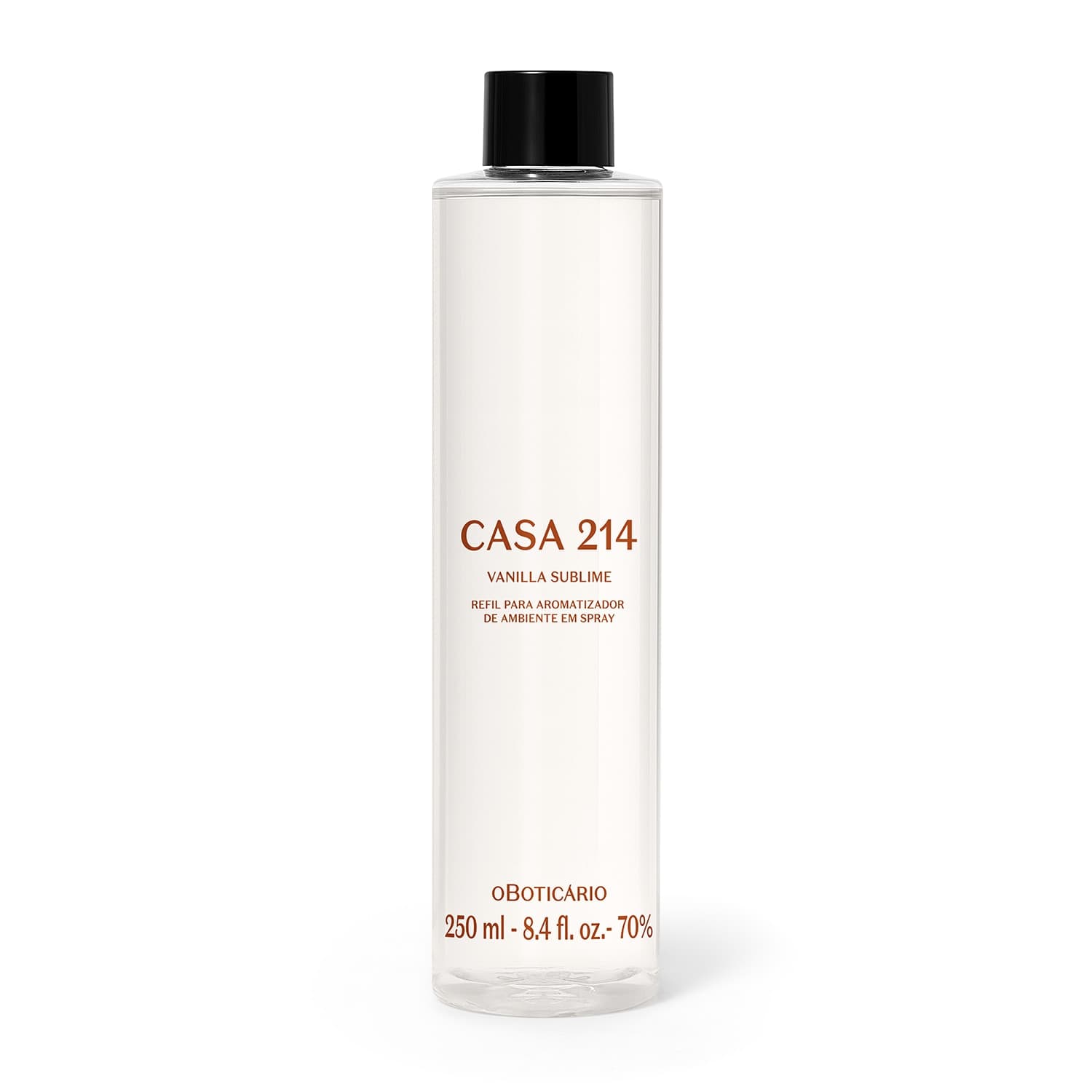 Refil Aromatizador De Ambiente Em Spray Casa 214 Vanilla Sublime 250Ml
