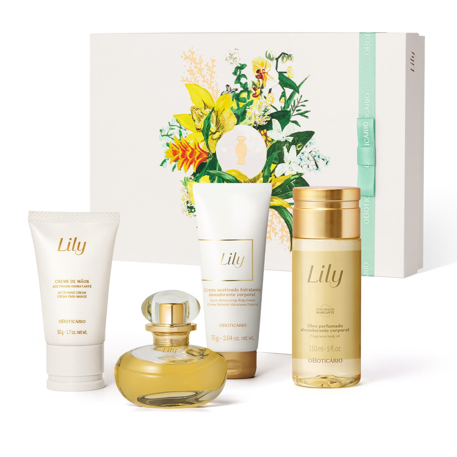 Kit Presente Dia Das Mães Lily (4 Itens)