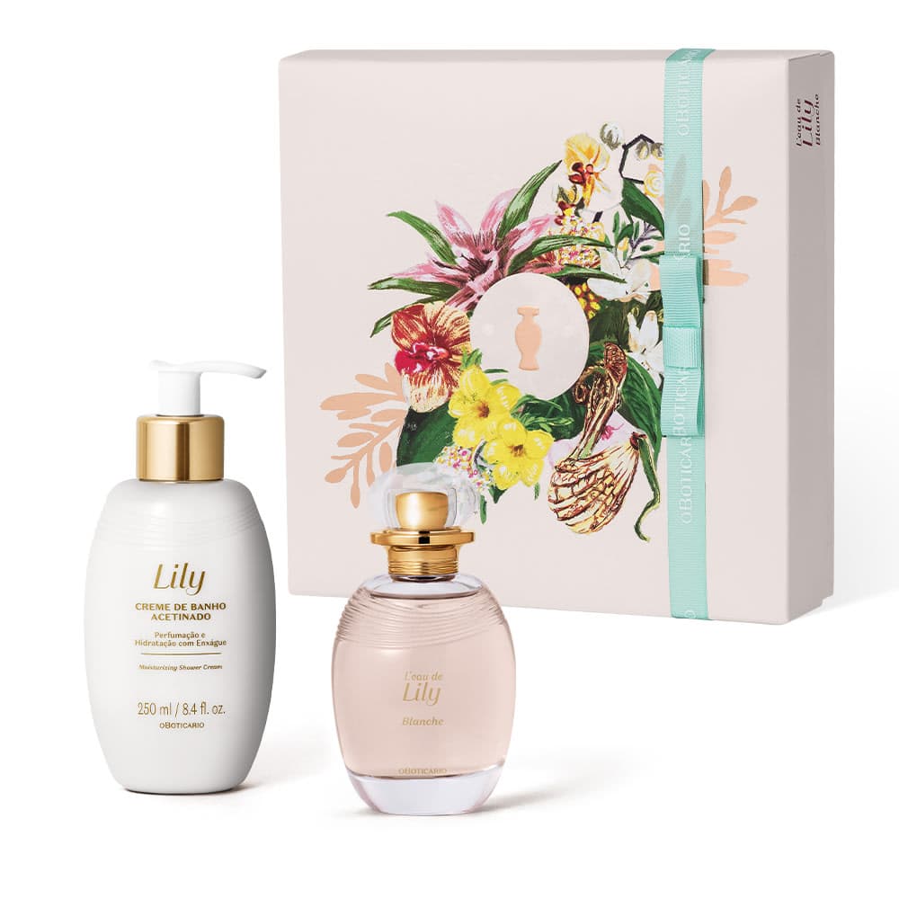Kit Presente Dia Das Mães L’Eau De Lily Blanche (2 Itens)
