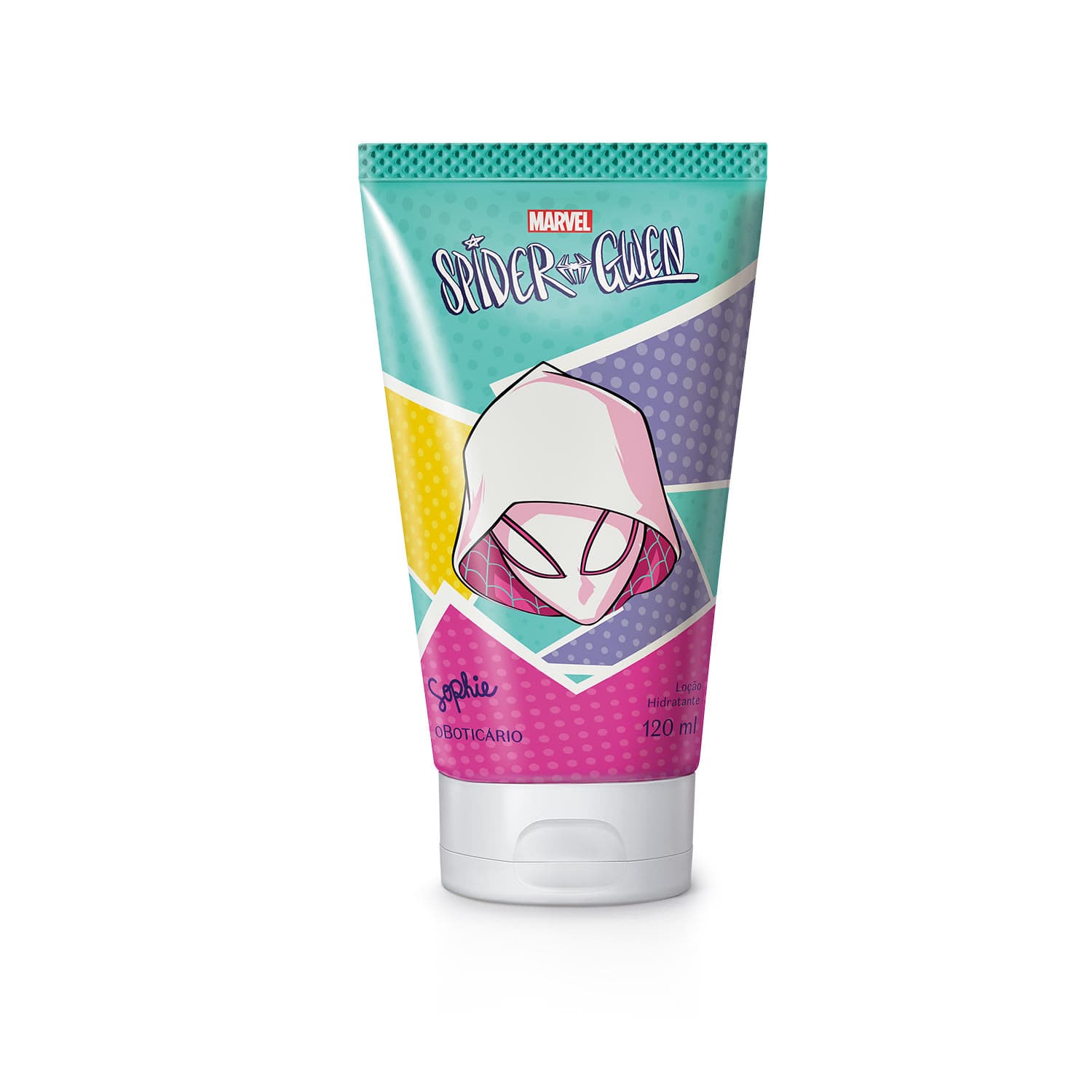 Loção Corporal Acetinada Sophie Spider-Gwen 120Ml