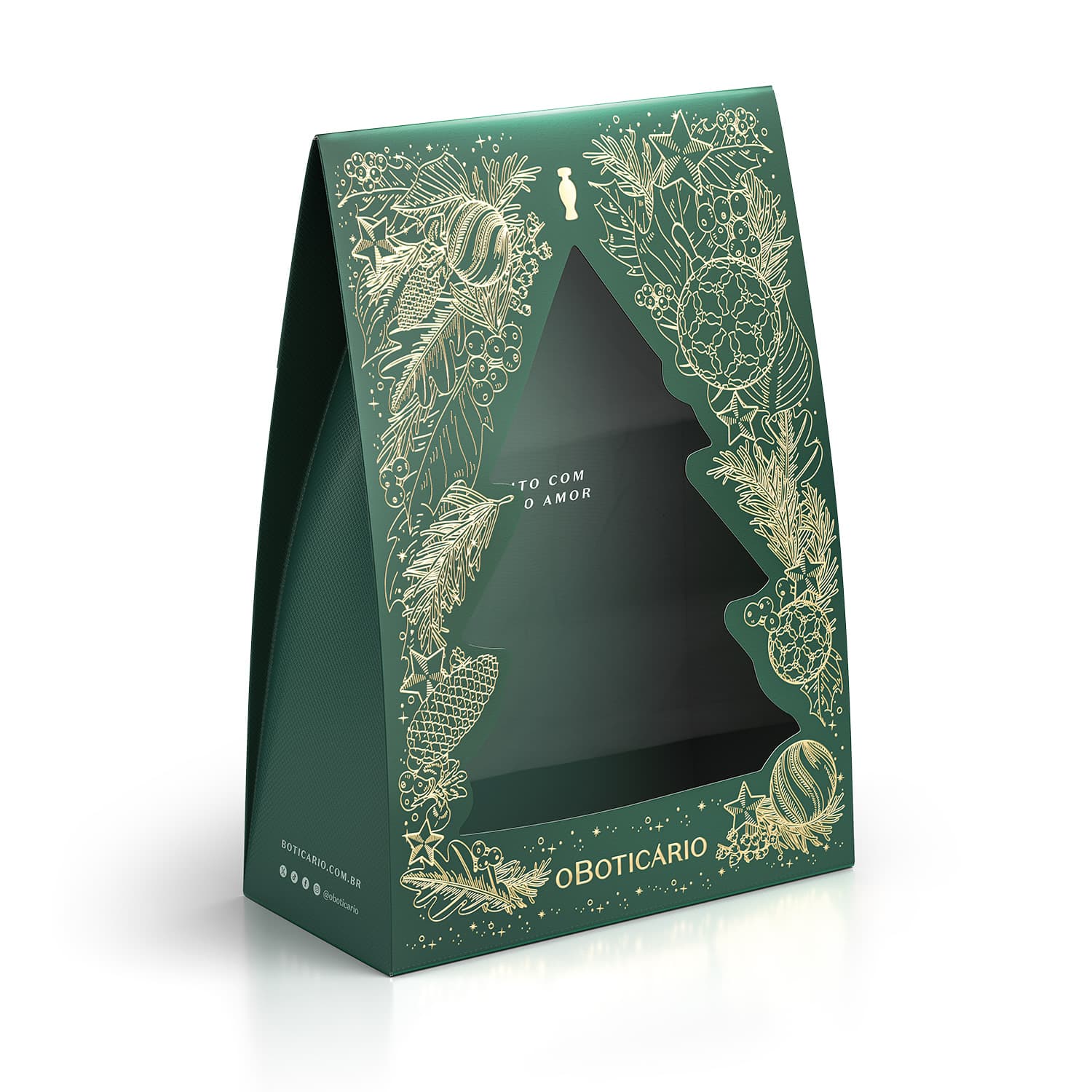 Caixa Envelope Natal O Boticário Tamanho M