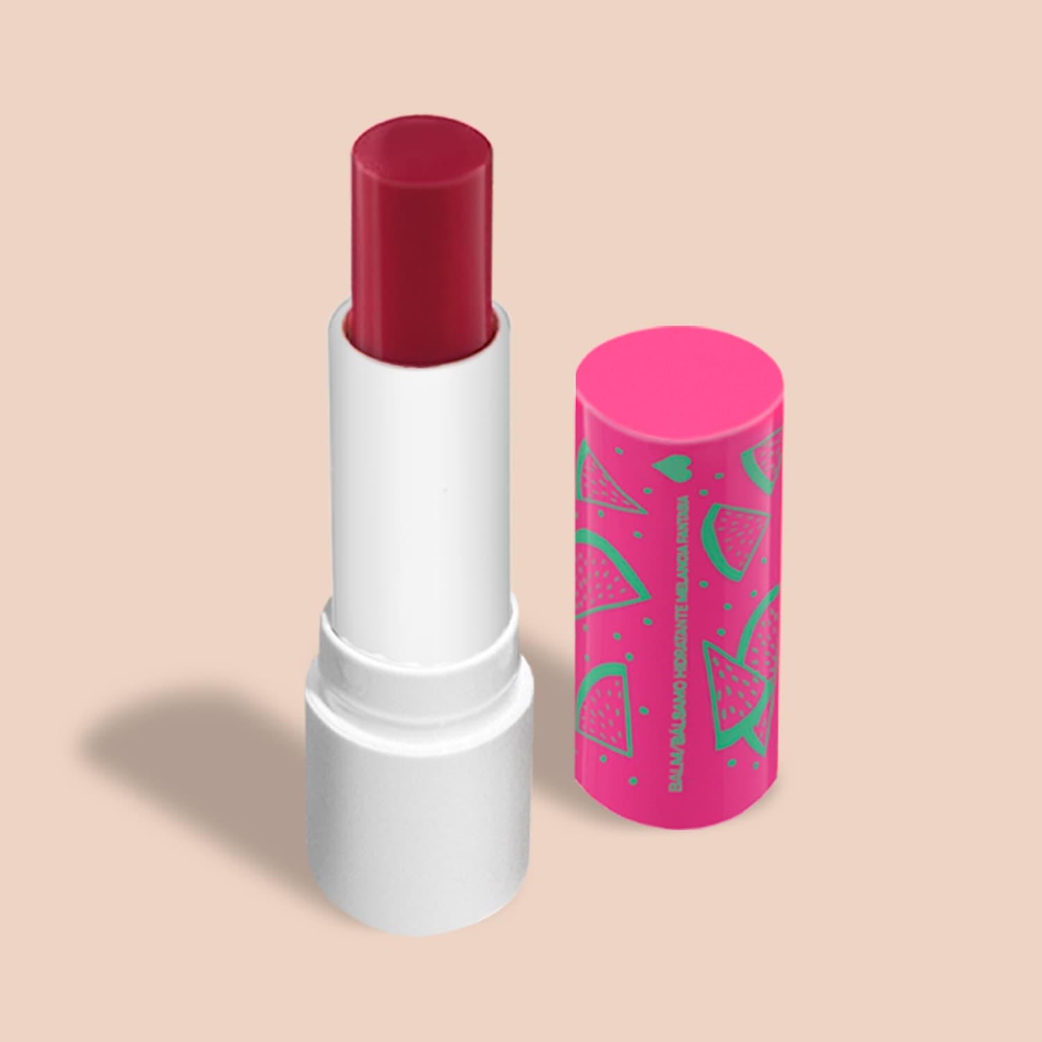 Balm Labial Hidratante Rosa Melancia Fantasia 3,5G