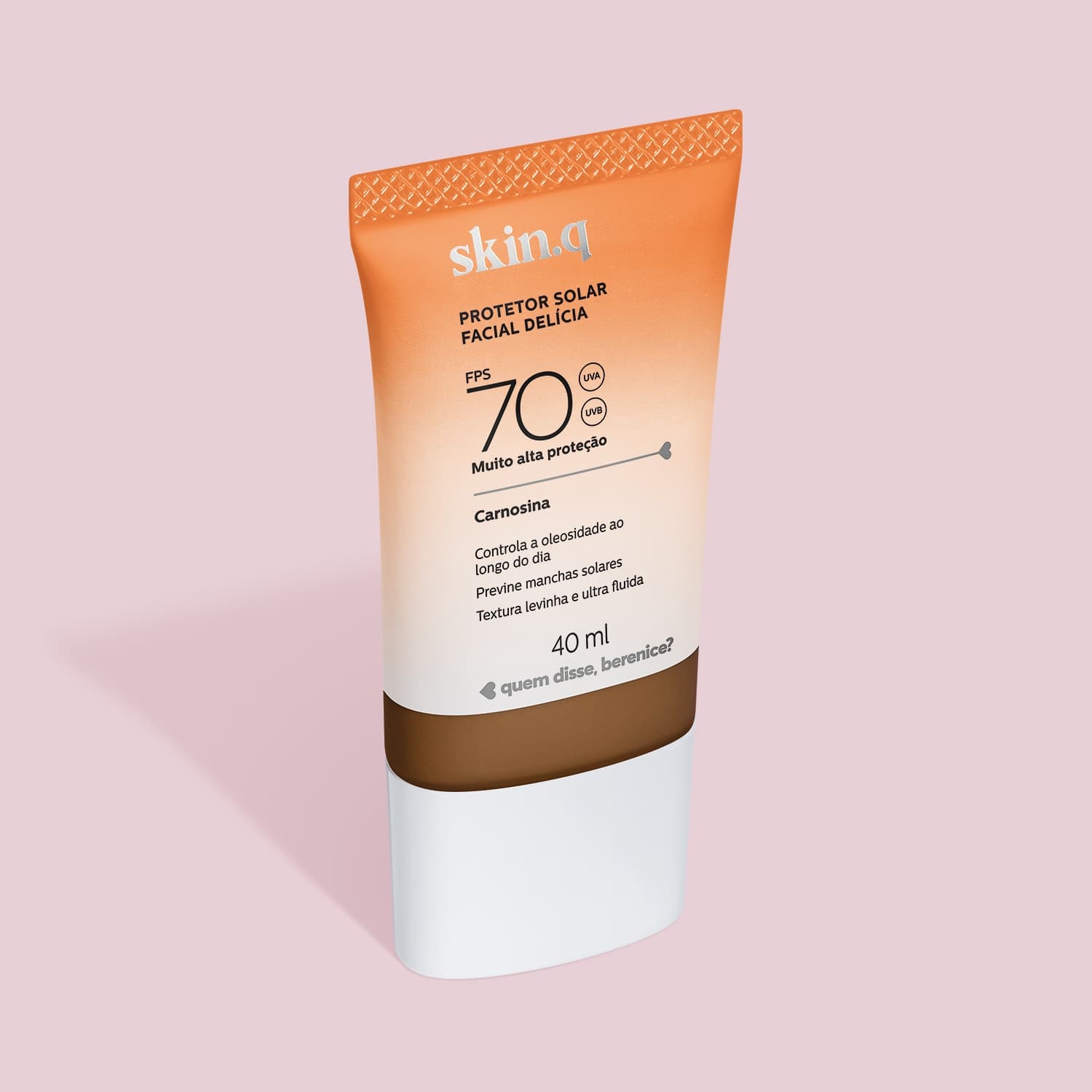 Protetor Solar Facial Delícia Fps 70 Skin.Q Cor 04 40Ml