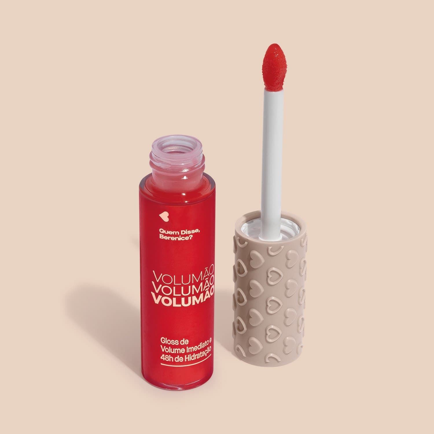 Gloss Labial Vermelho Bocão Volumão 9,5Ml