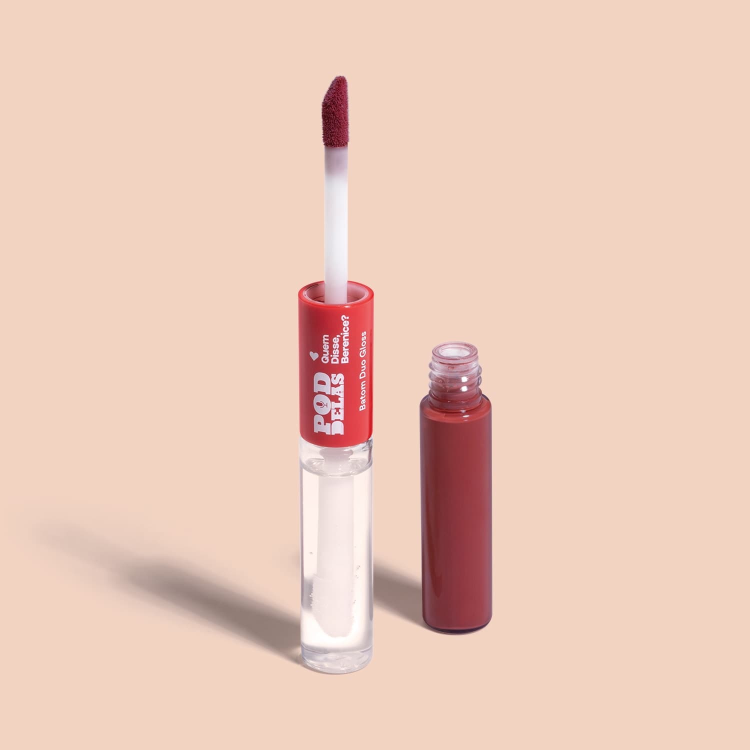 Batom Duo Gloss Vermelho Se Inscreve 8Ml