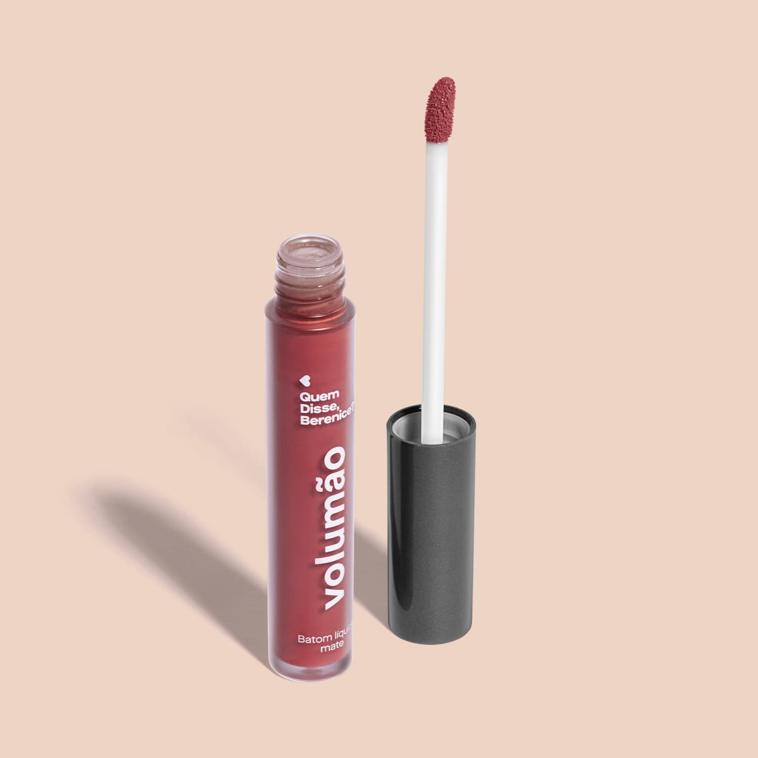 Batom Líquido Rosa Roseli Mate Volumão 4Ml