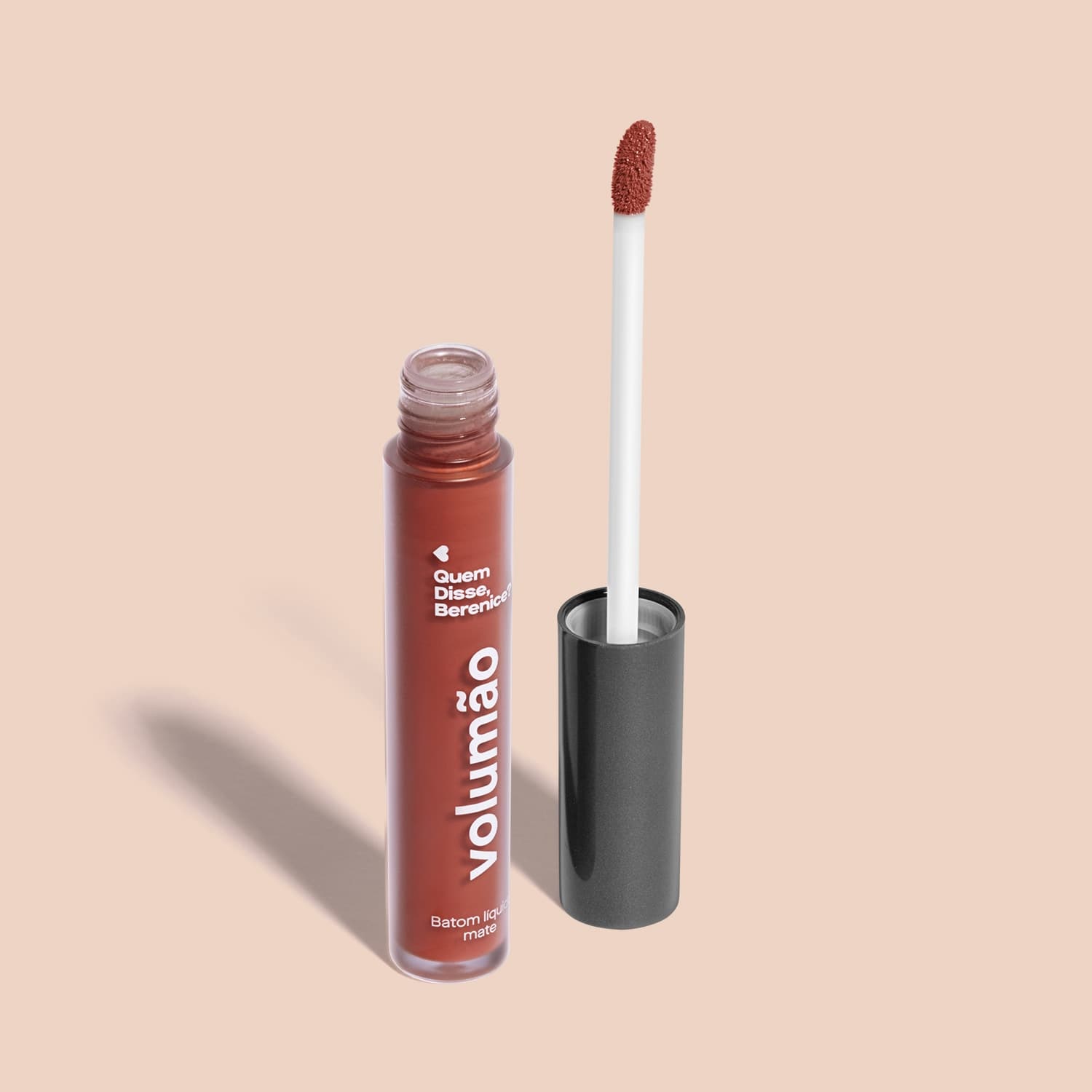 Batom Líquido Marrom Tamarali Mate Volumão 4Ml