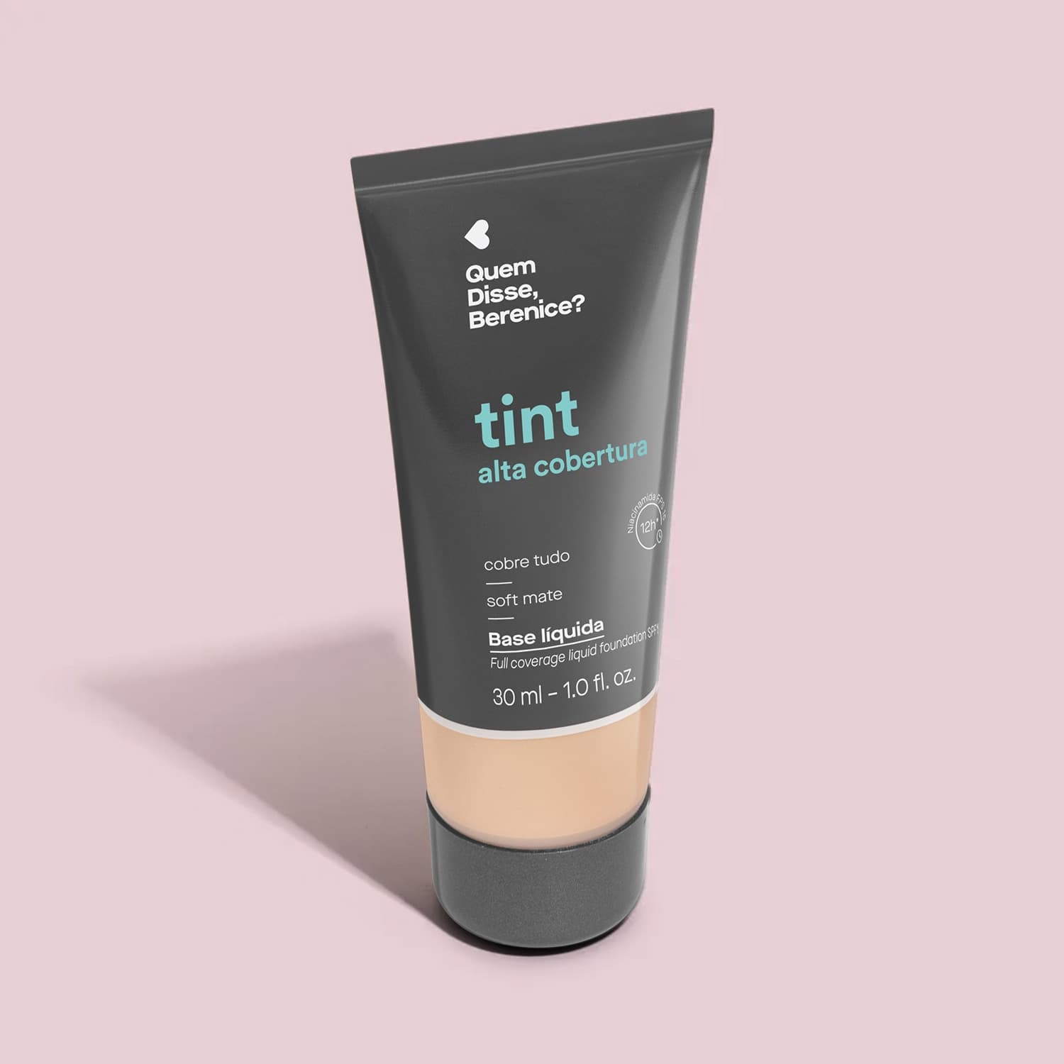 Base Líquida Tint Alta Cobertura Cor 100F 30Ml