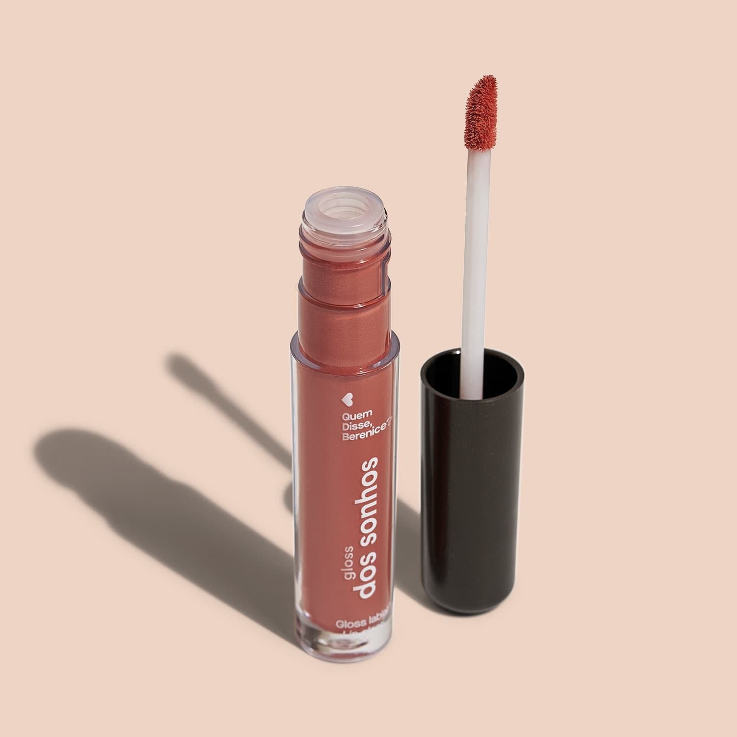 Gloss Labial Marrom Nude Malvalex Dos Sonhos 4Ml