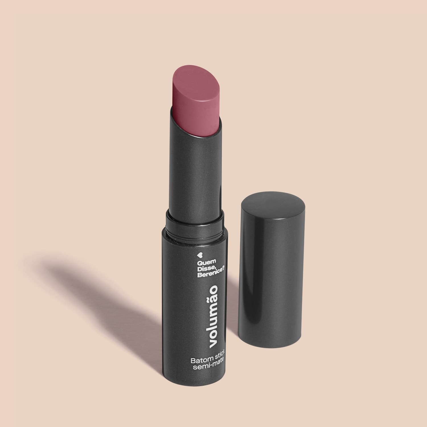 Batom Stick Semi-Mate Volumão Rosa Roseirê 3,4G