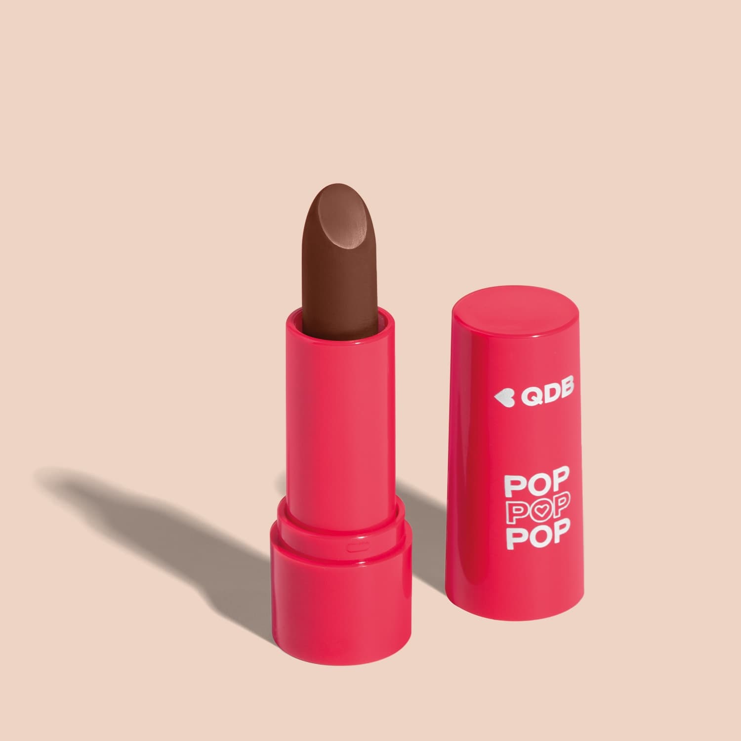 Batom Semi Mate Marrom Glacê Pop 3,6G