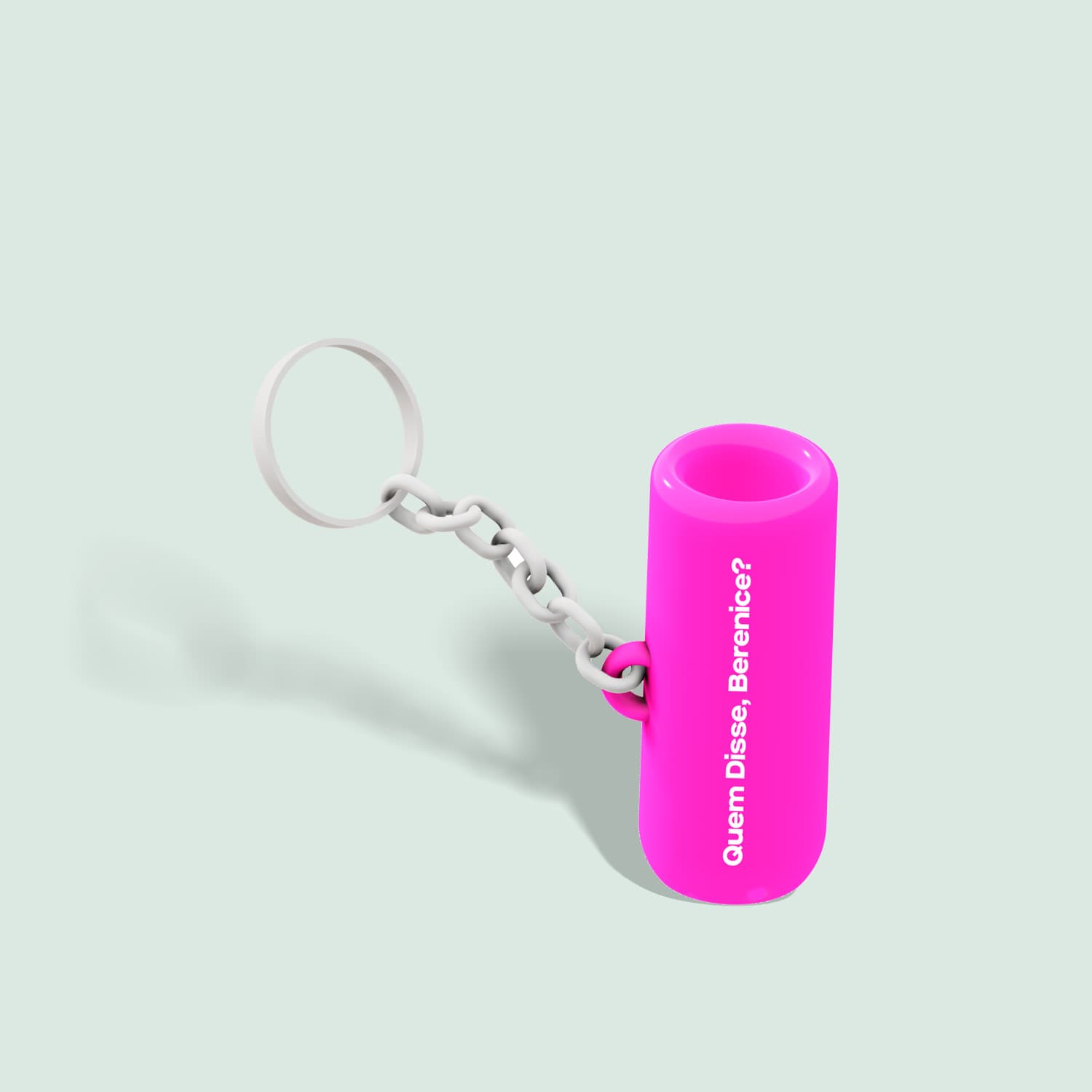 Chaveiro Porta Gloss Rosa Quem Disse, Berenice?