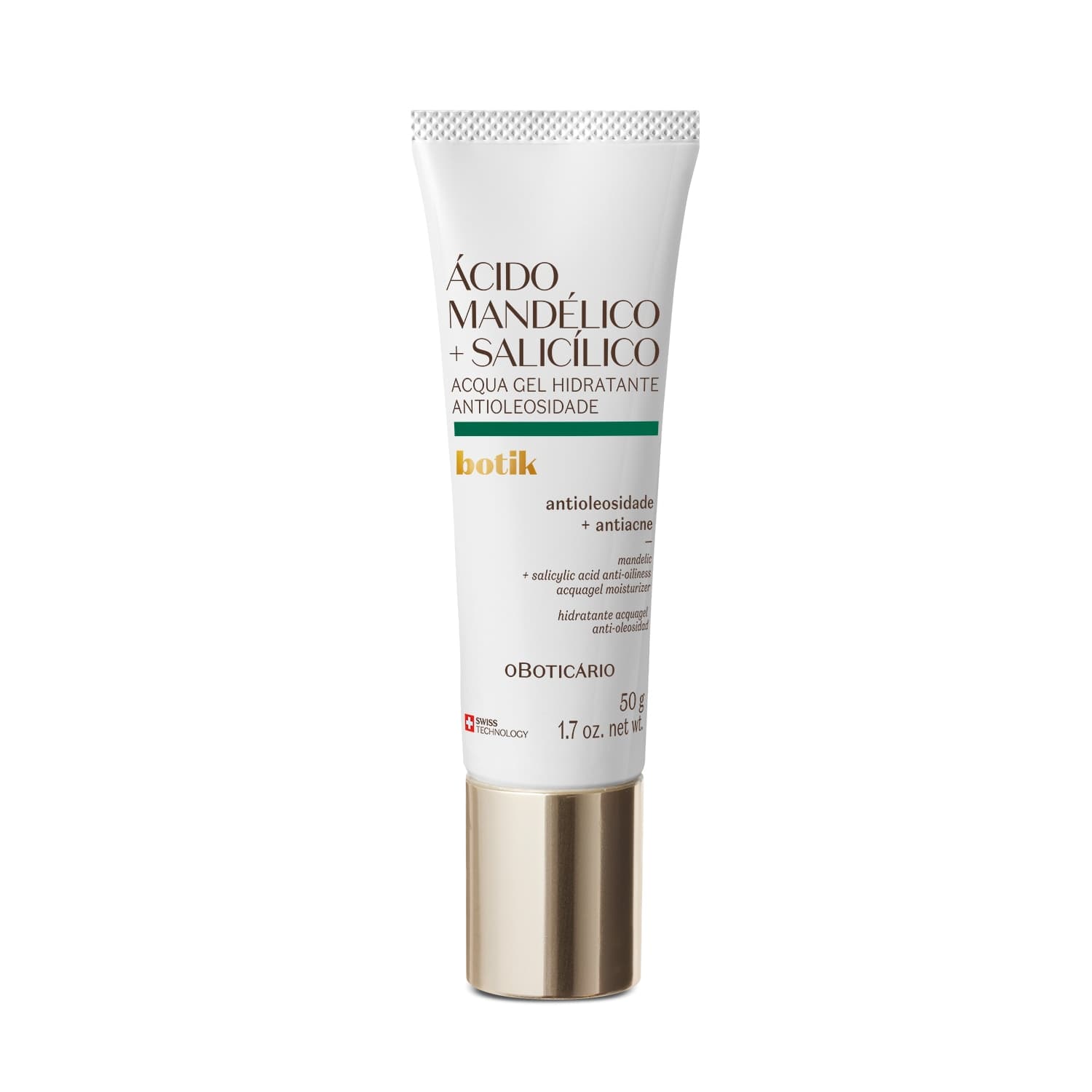 Acqua Gel Hidratante Antioleosidade Ácido Mandélico + Salicílico Botik 50G