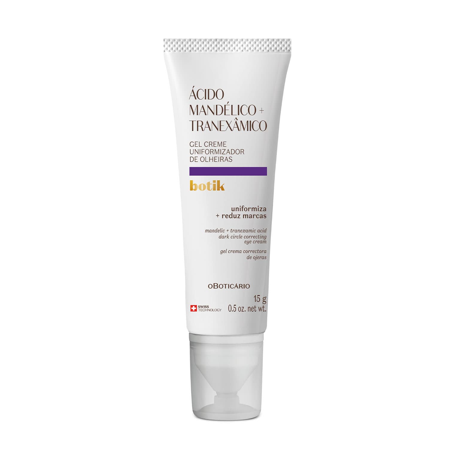 Gel Creme Uniformizador De Olheiras Ácido Mandélico + Tranexâmico Botik 15G